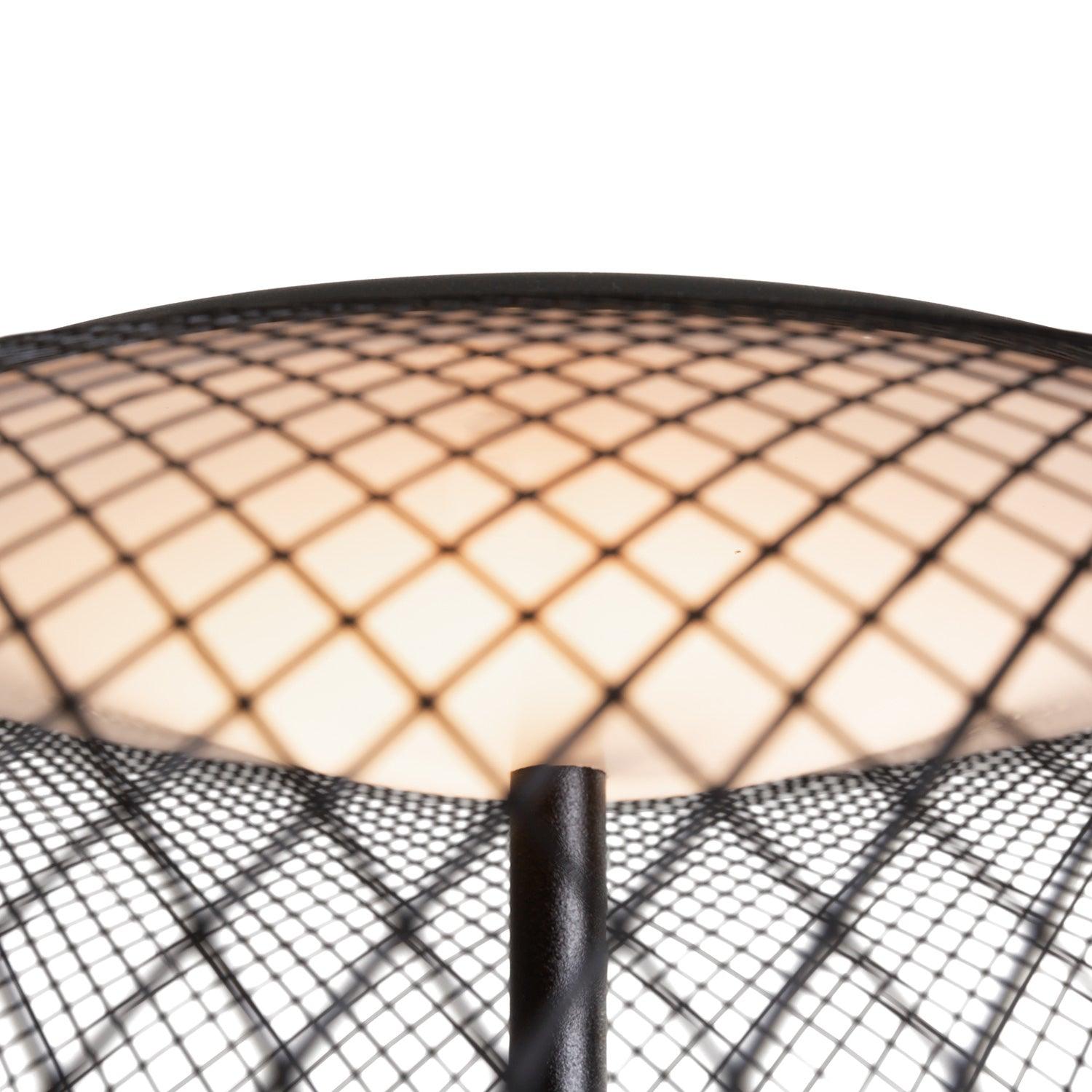 Metallic Meshwork Floor Lamp