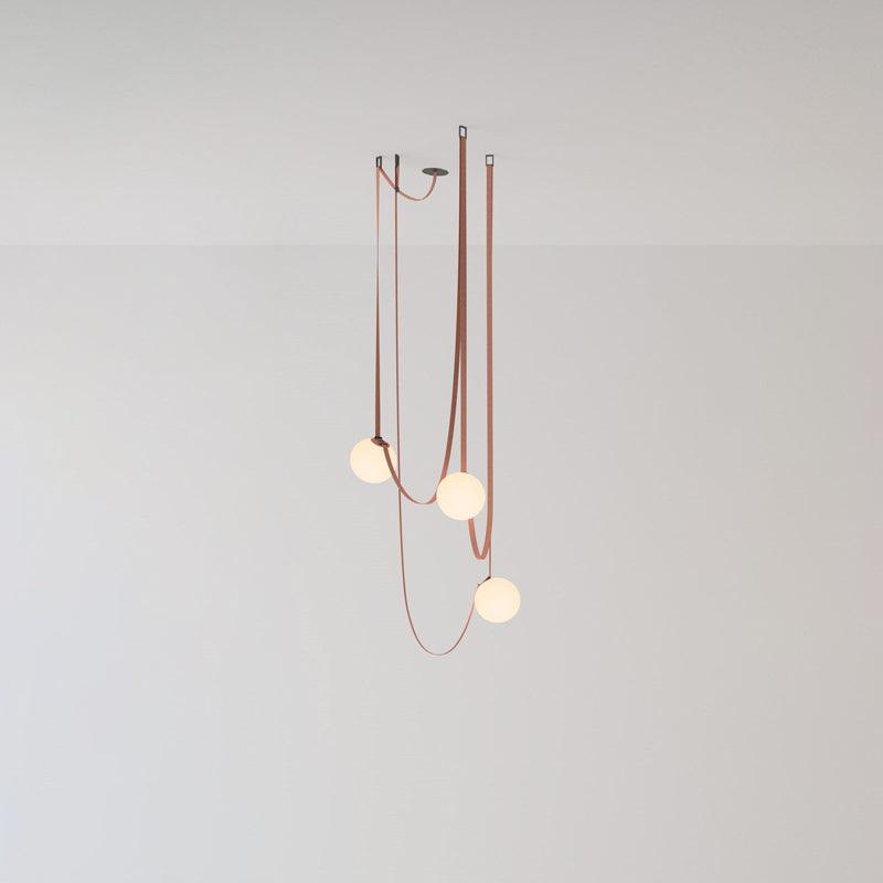 Multiple Belt Art Pendant Light