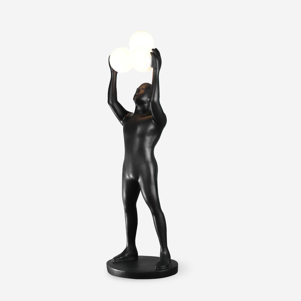 Enlightened Figure Sculptor Floor Lamp