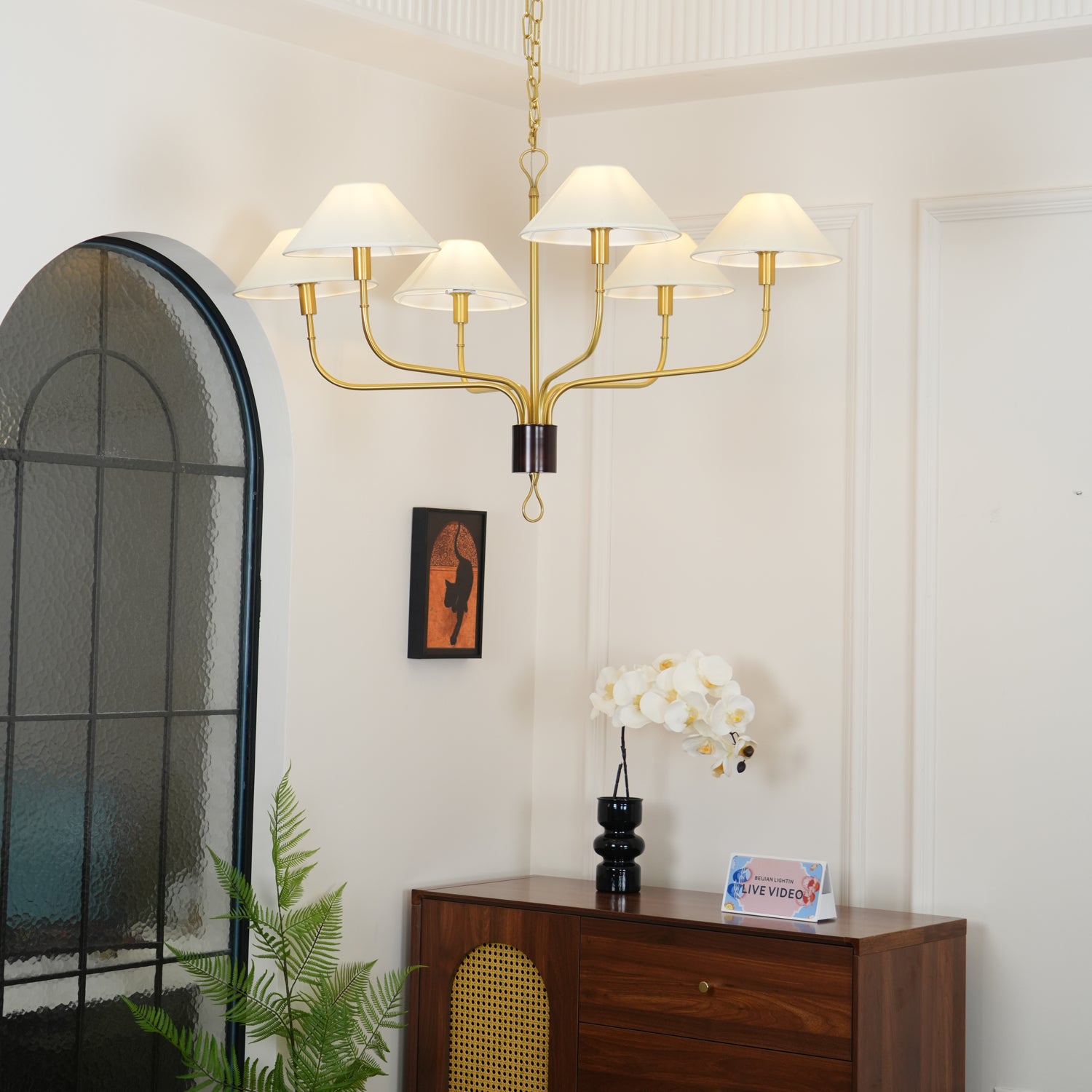 Griffin Staggered Tail Chandelier