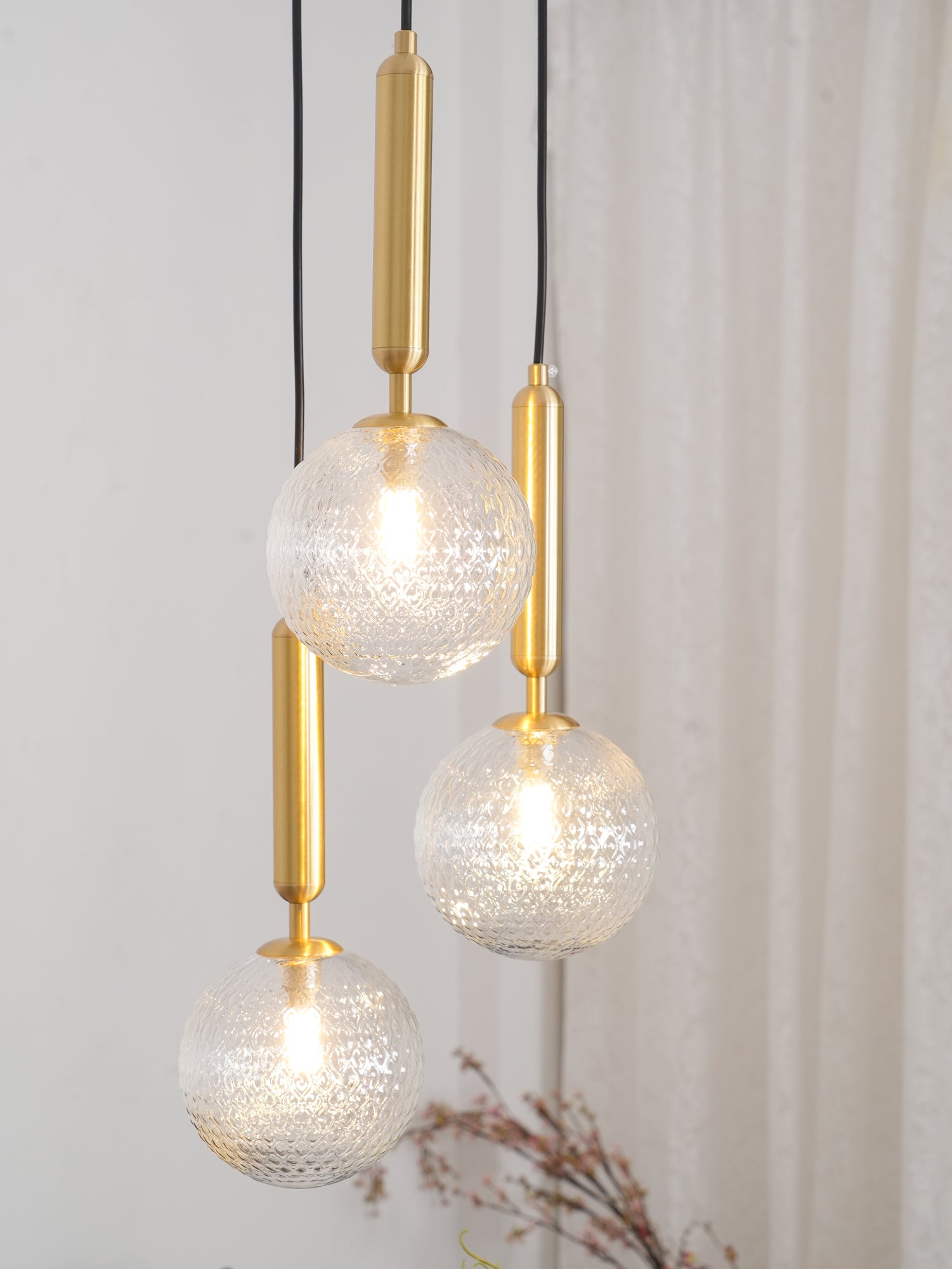 Miira Brass Pendant Light