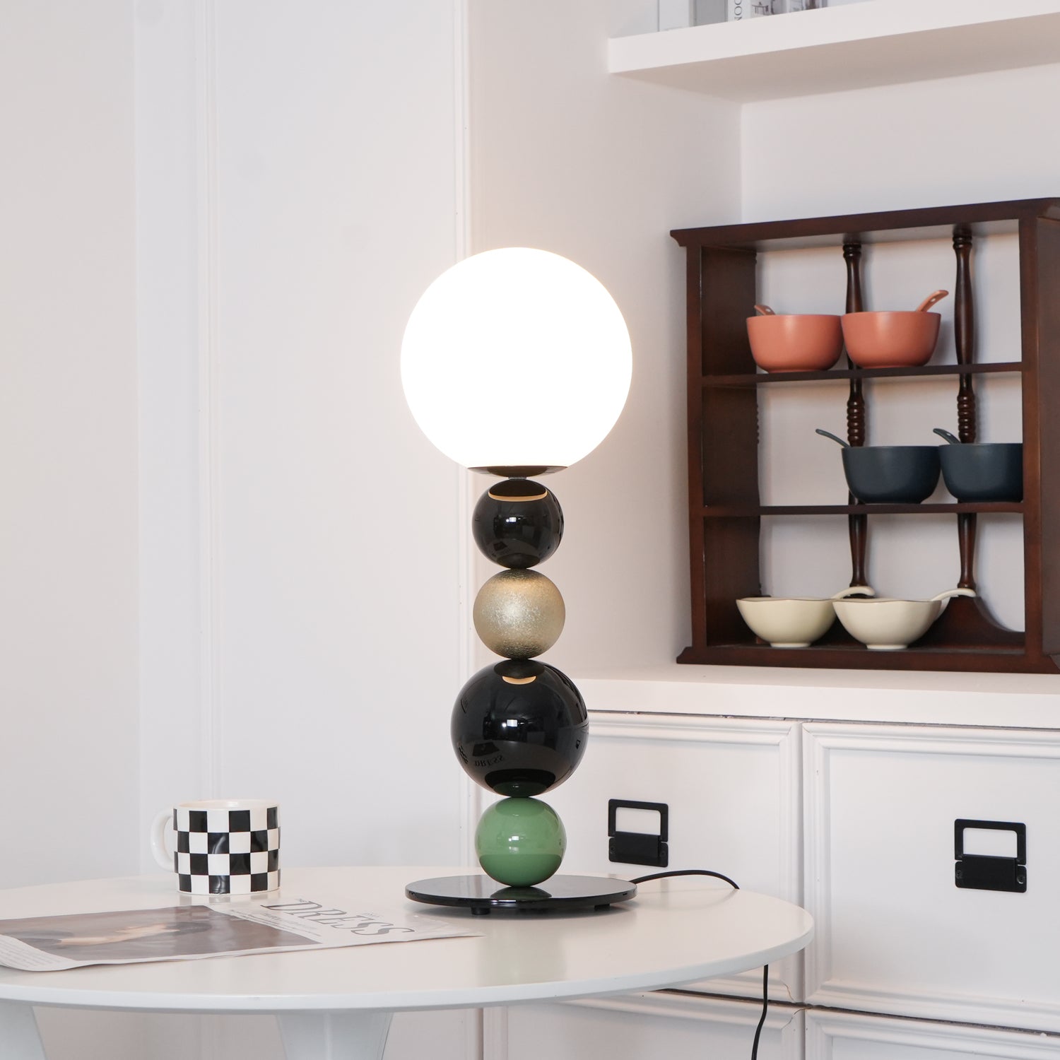 Round Balls Stacking Table Lamp