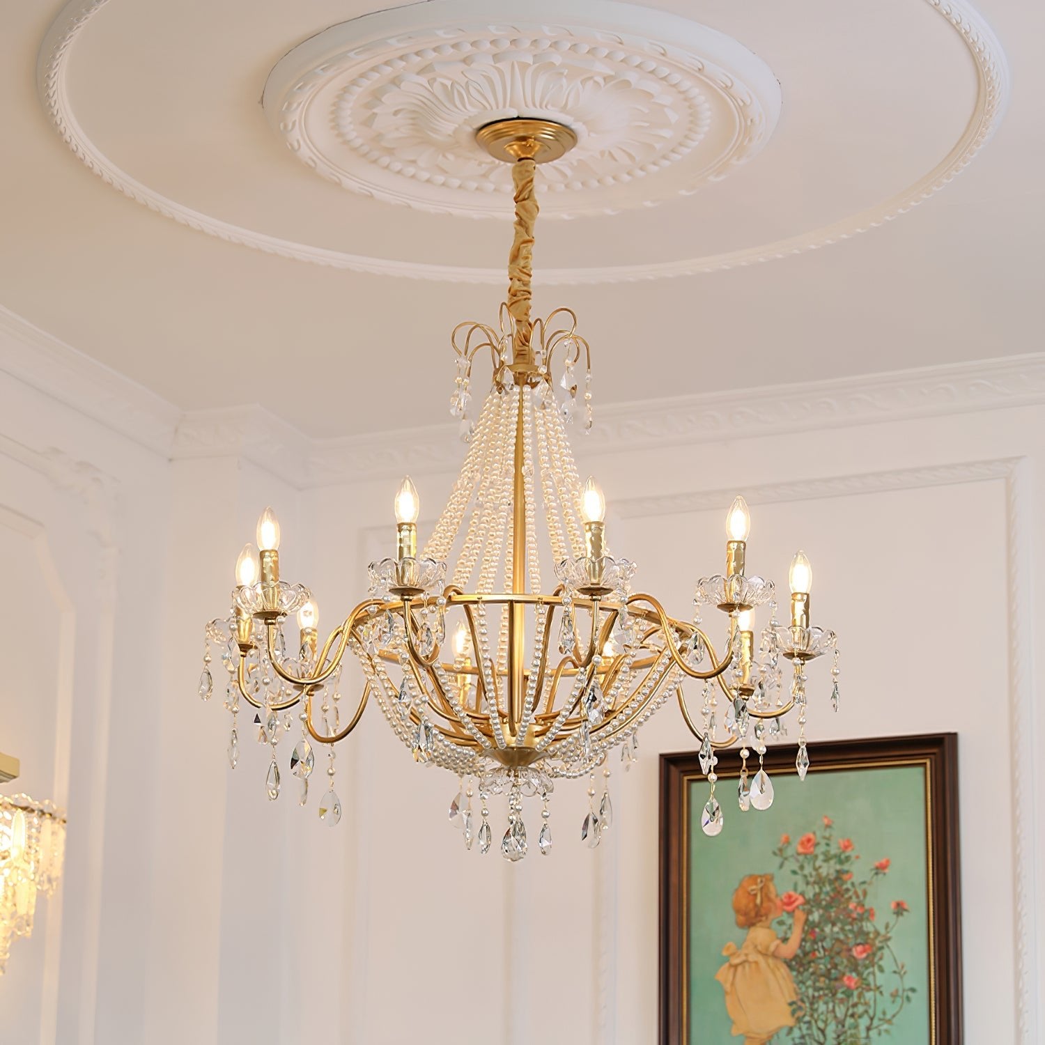 Arcadia Gold Chandelier