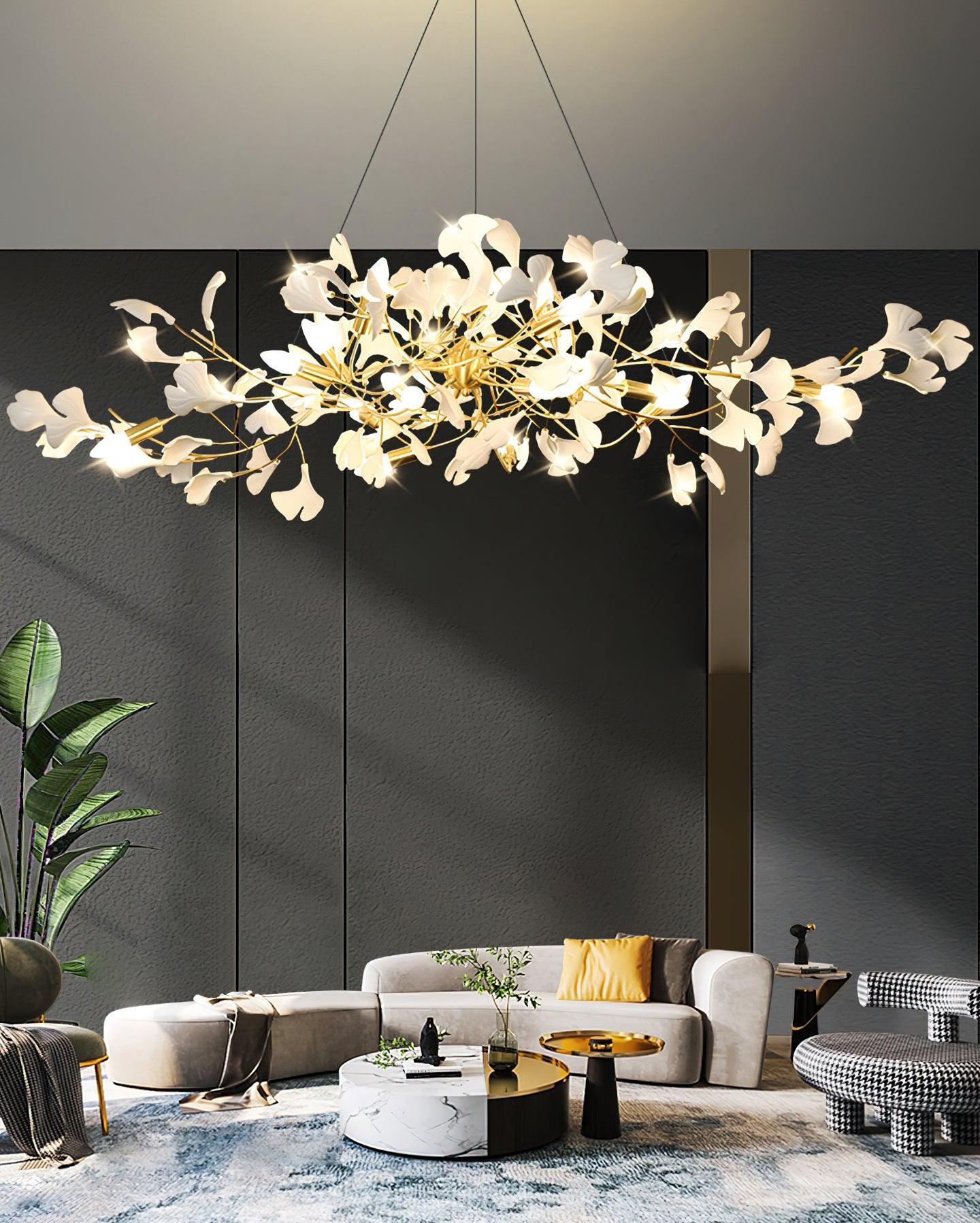 Gingko Chandelier I