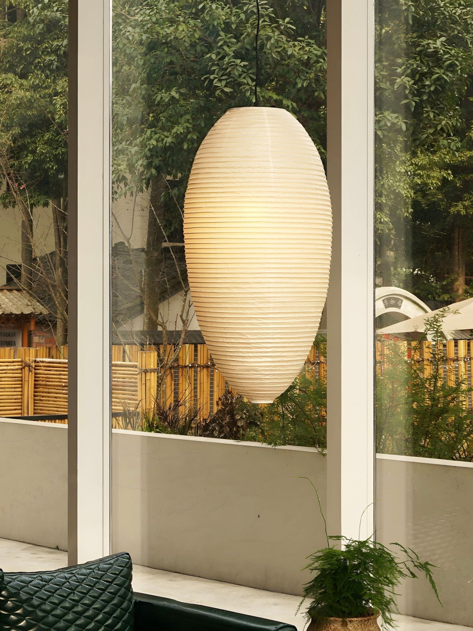 Washi Paper Chestnut Pendant Lamp