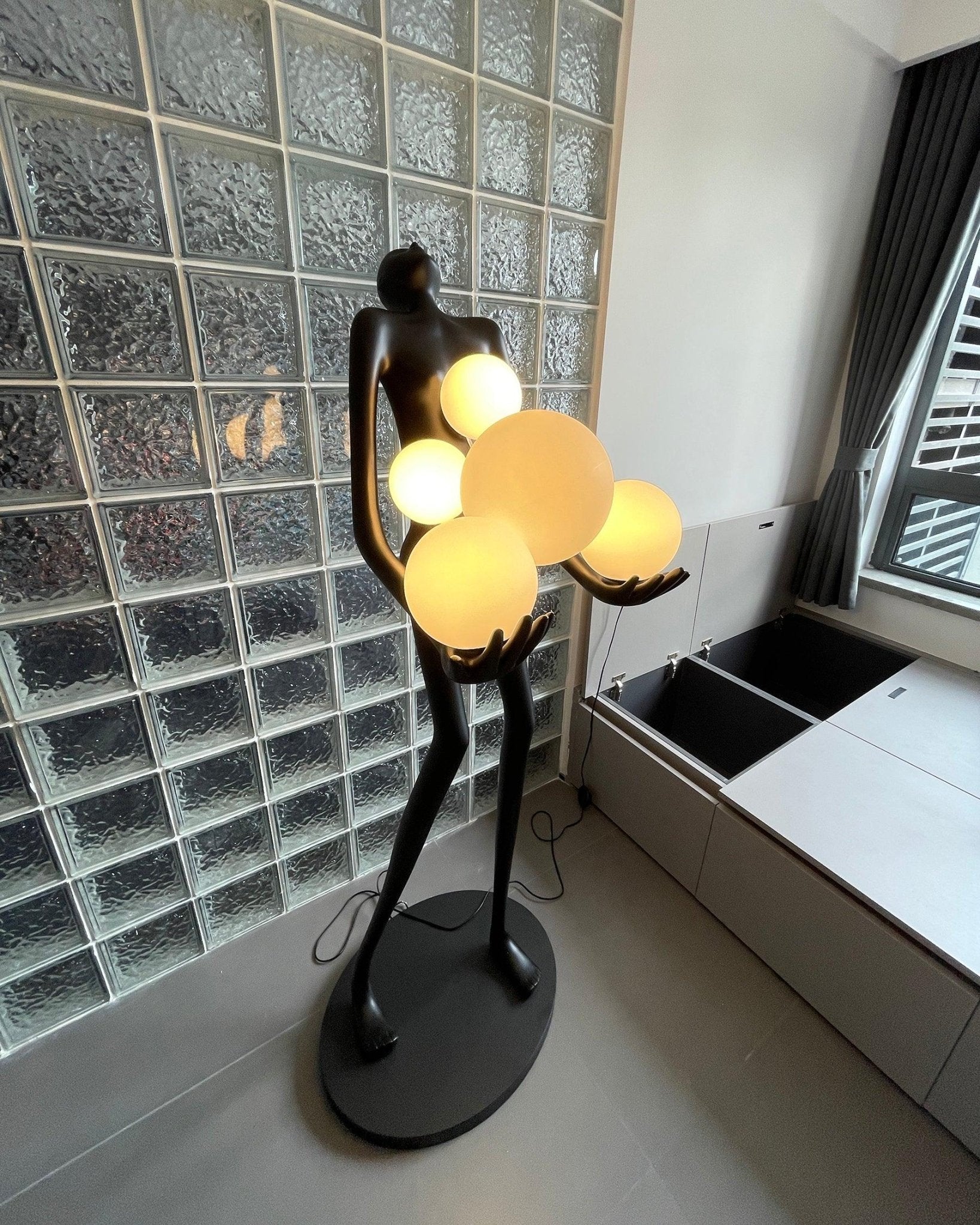 Embrace Sculpture Floor Lamp