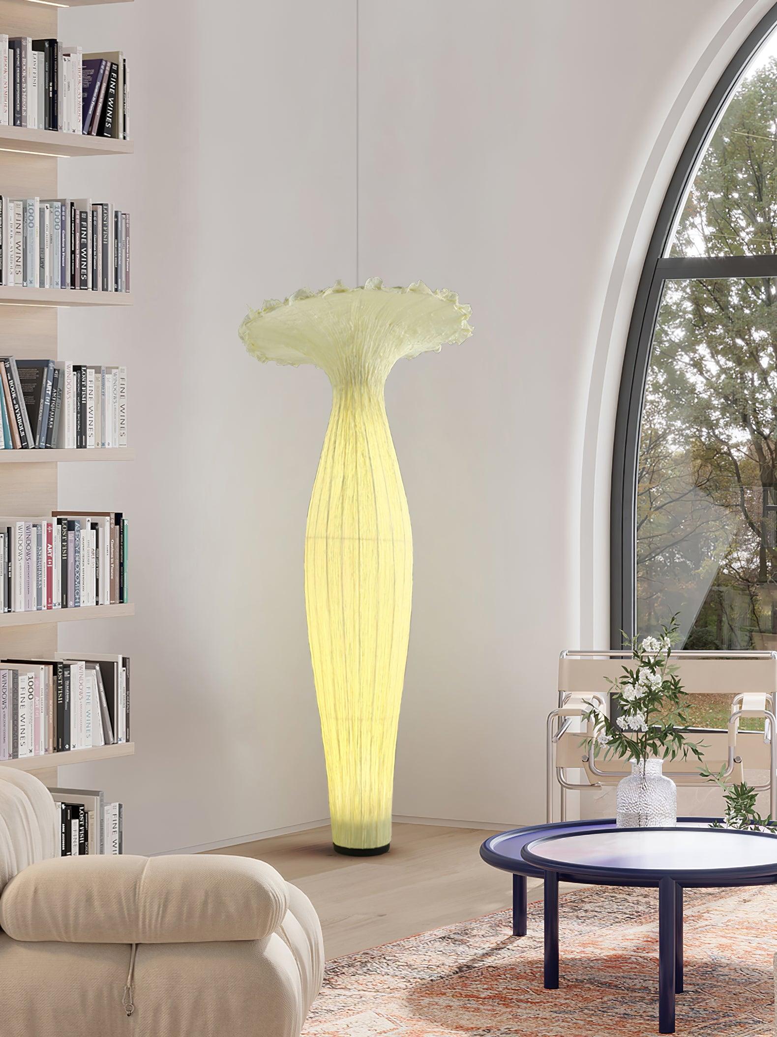 Vase Fabric Floor Lamp