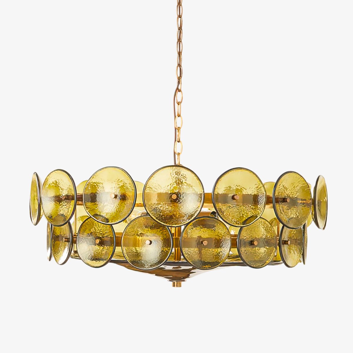 Solaris Disc Murano Chandelier