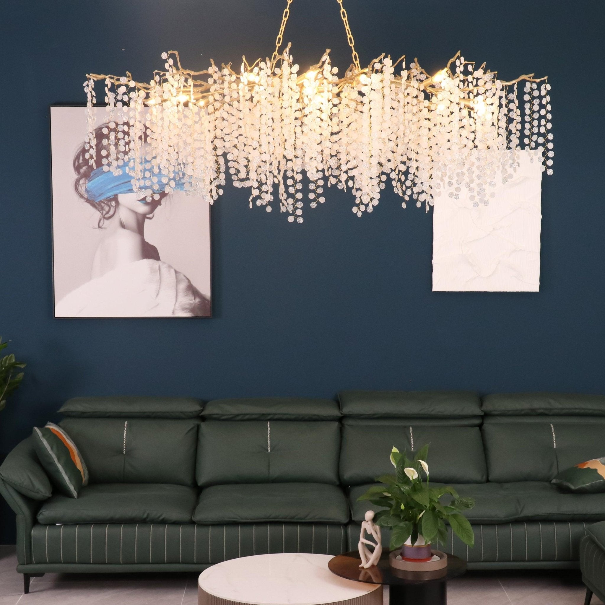 Shiro Noda Crystal Chandelier