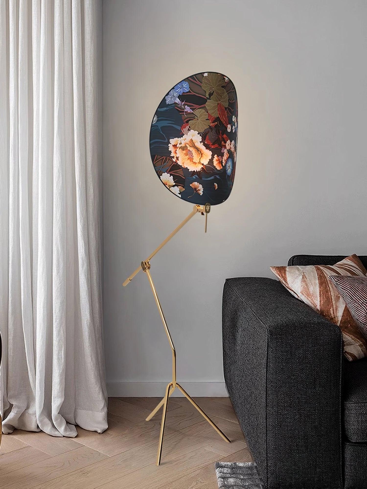 Floral Nocturne Floor Lamp