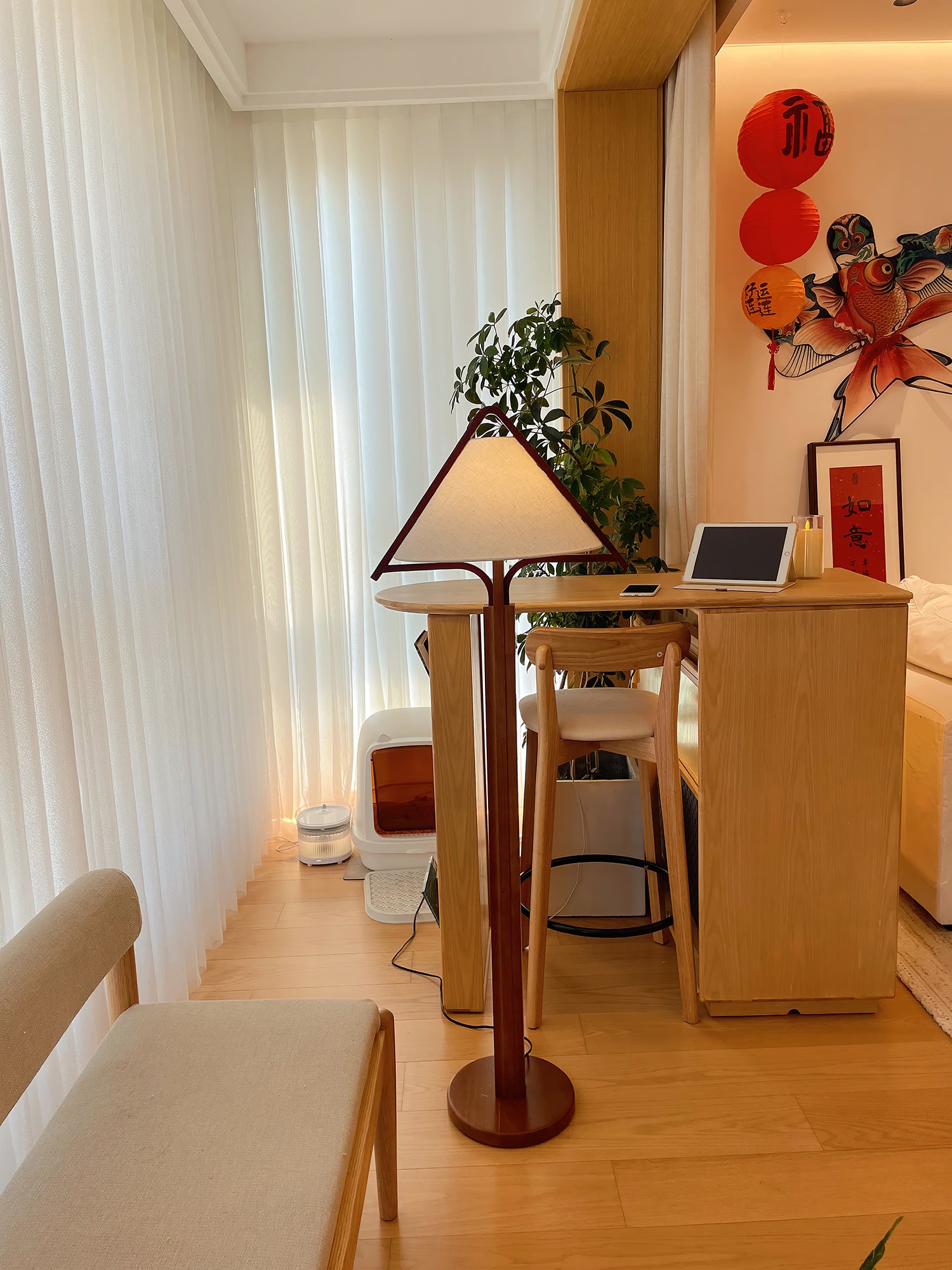 Apex Triangle Shade Floor Lamp