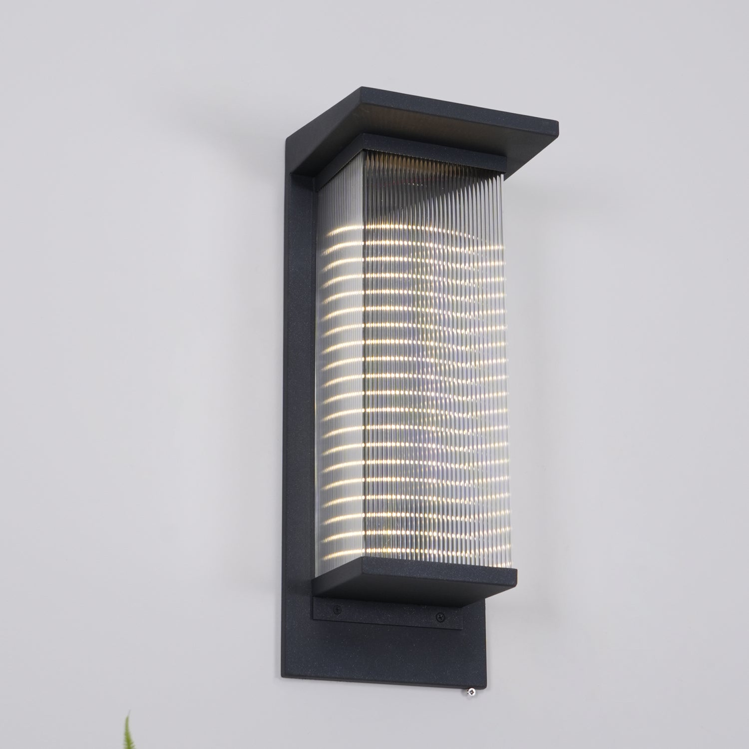 Oleron Box Outdoor Solar Wall Lamp