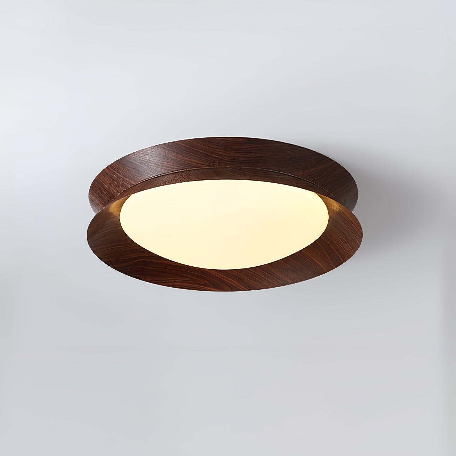 Double Half Round Ceiling Light