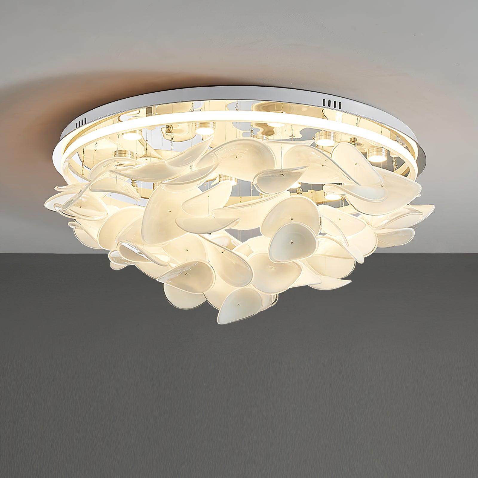 French Radici Petal Ceiling Lamp