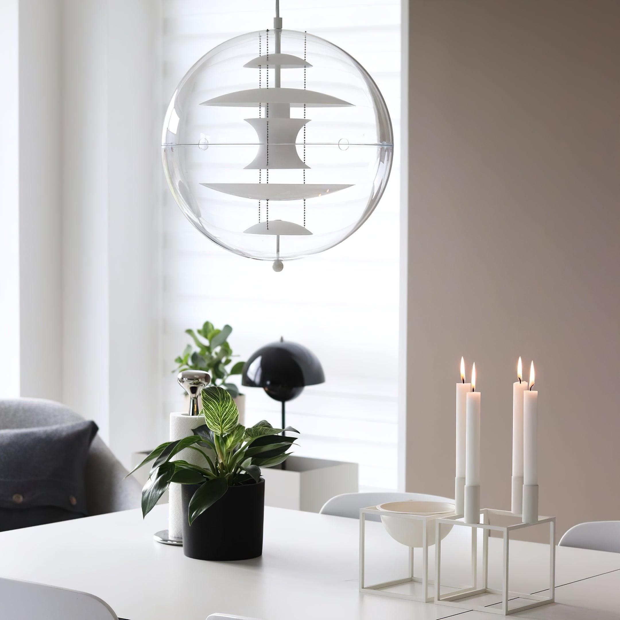 Round Sphere Pendant Lamp