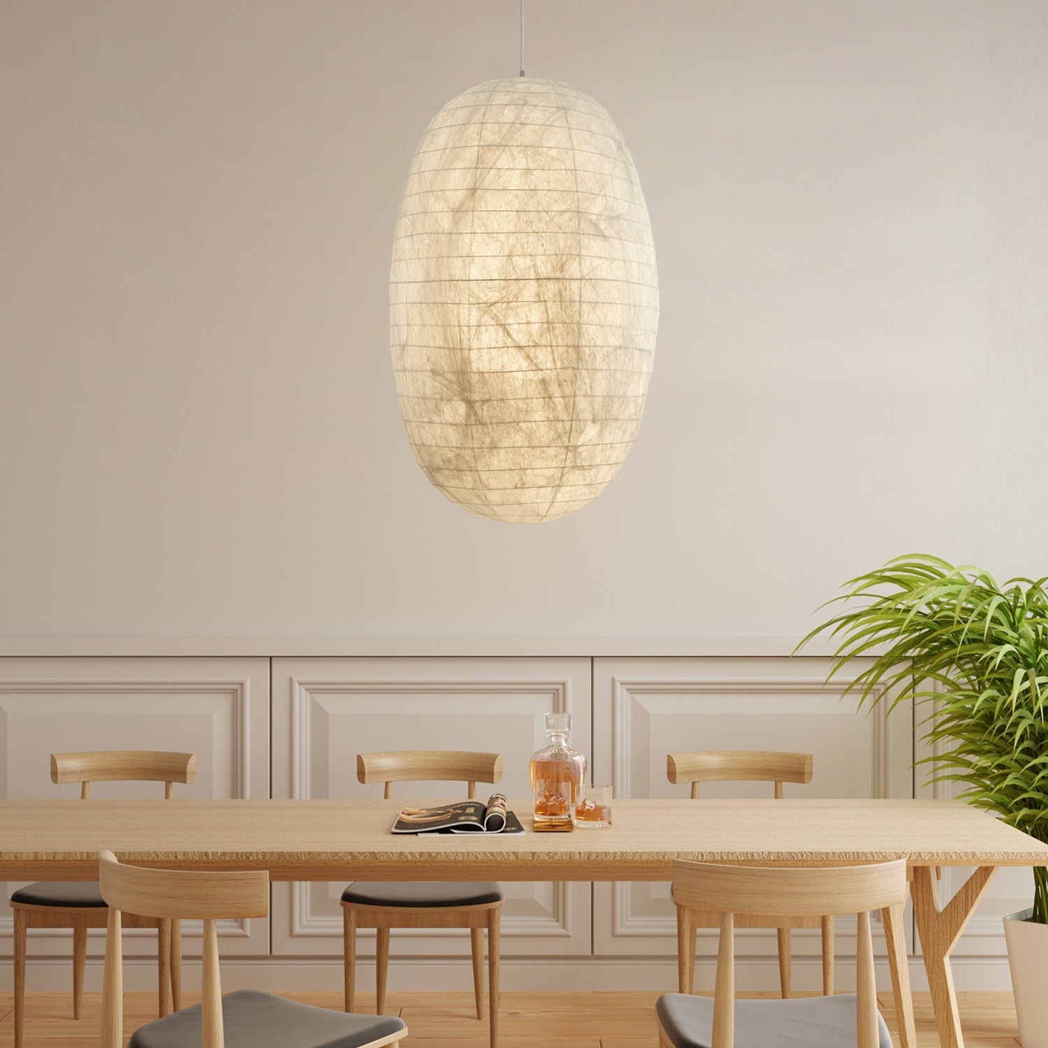 Sophia Silk Pendant Lamp