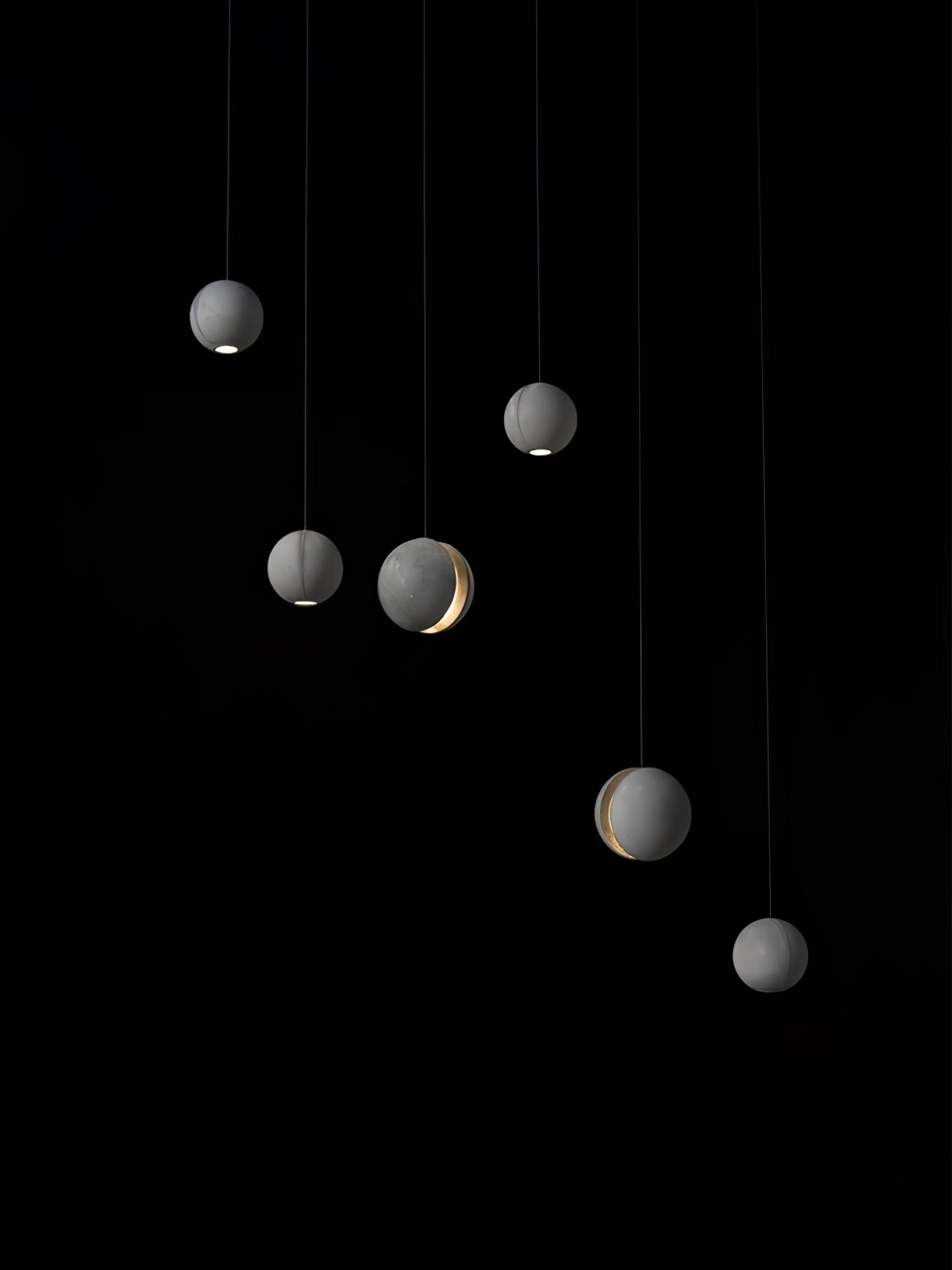 Moon Concrete Pendant Lamp