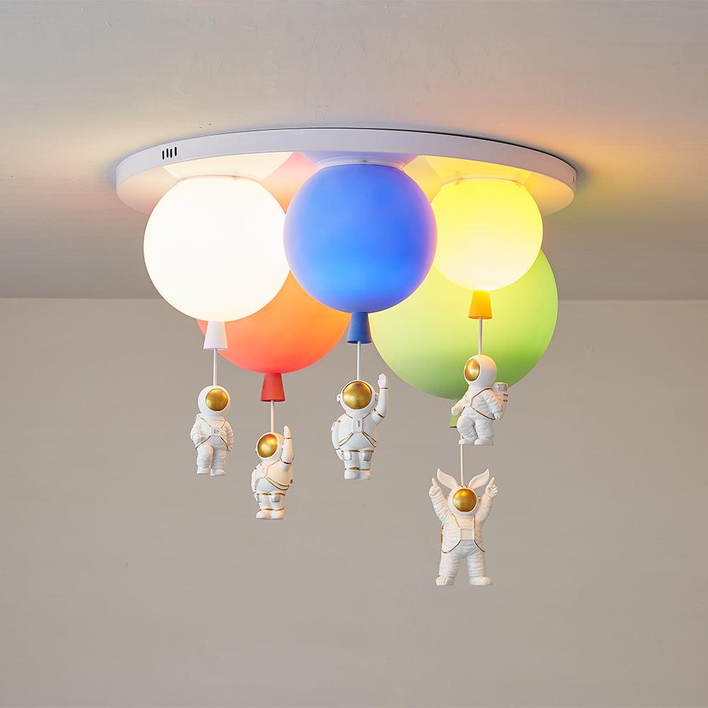 Frosted Balloon Combination Ceiling Lamp