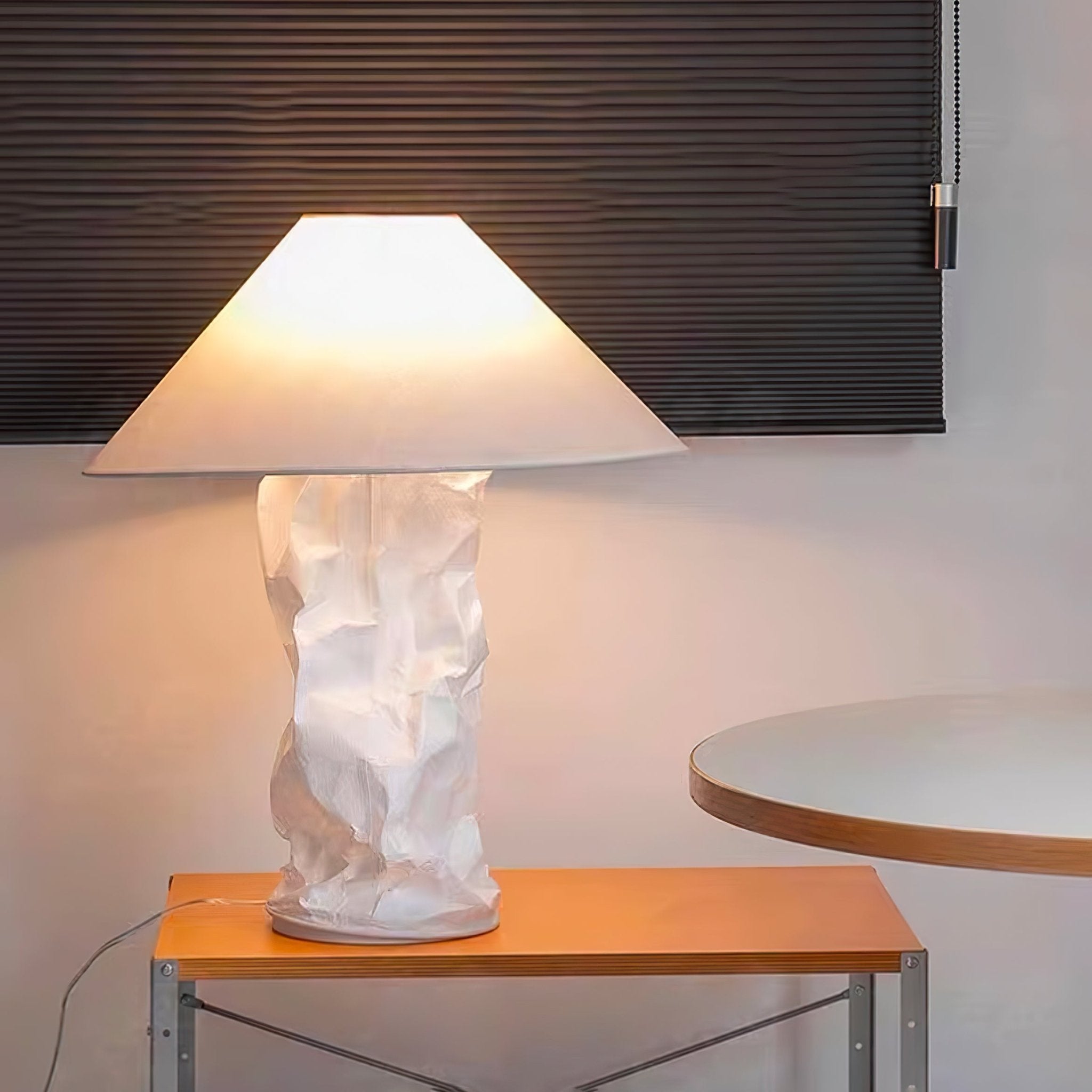 Crinkle Paper Table Lamp