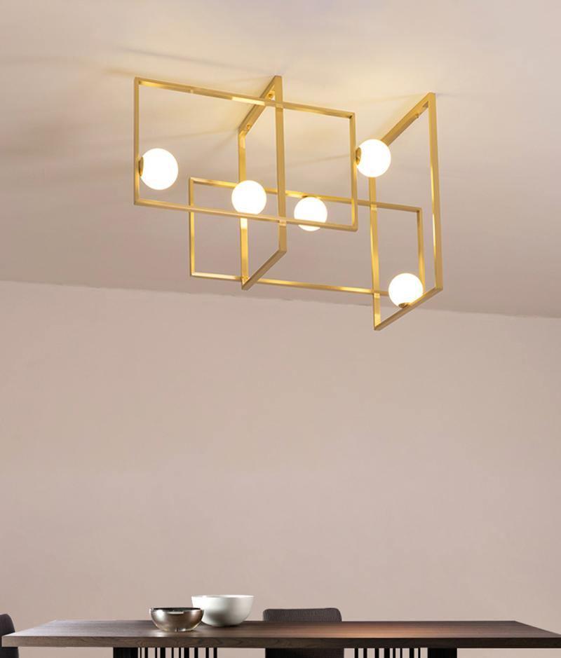 Mondrian Glass Ceiling Light