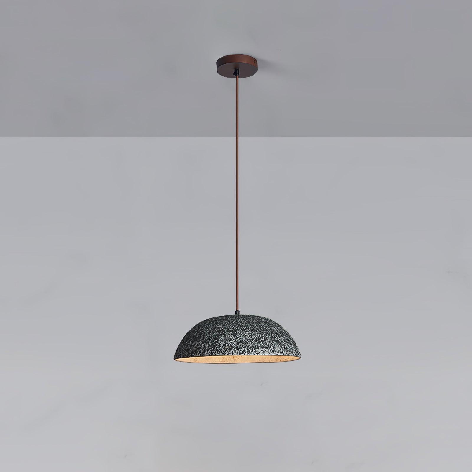 Half Dome Vintage Ceramic Pendant Lamp