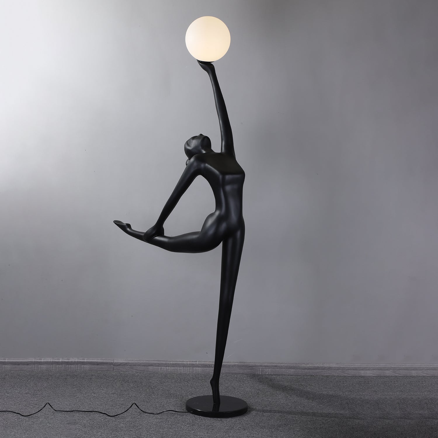 Rhythmic Gymnast Sculpture Floor Lamp