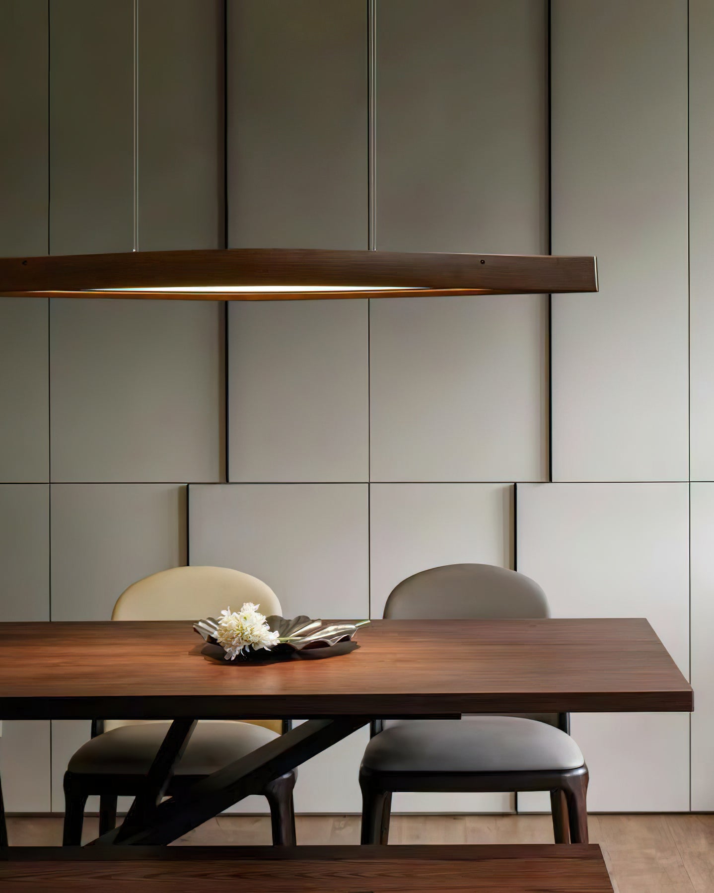 Horizon Linear Wood Pendant Lamp