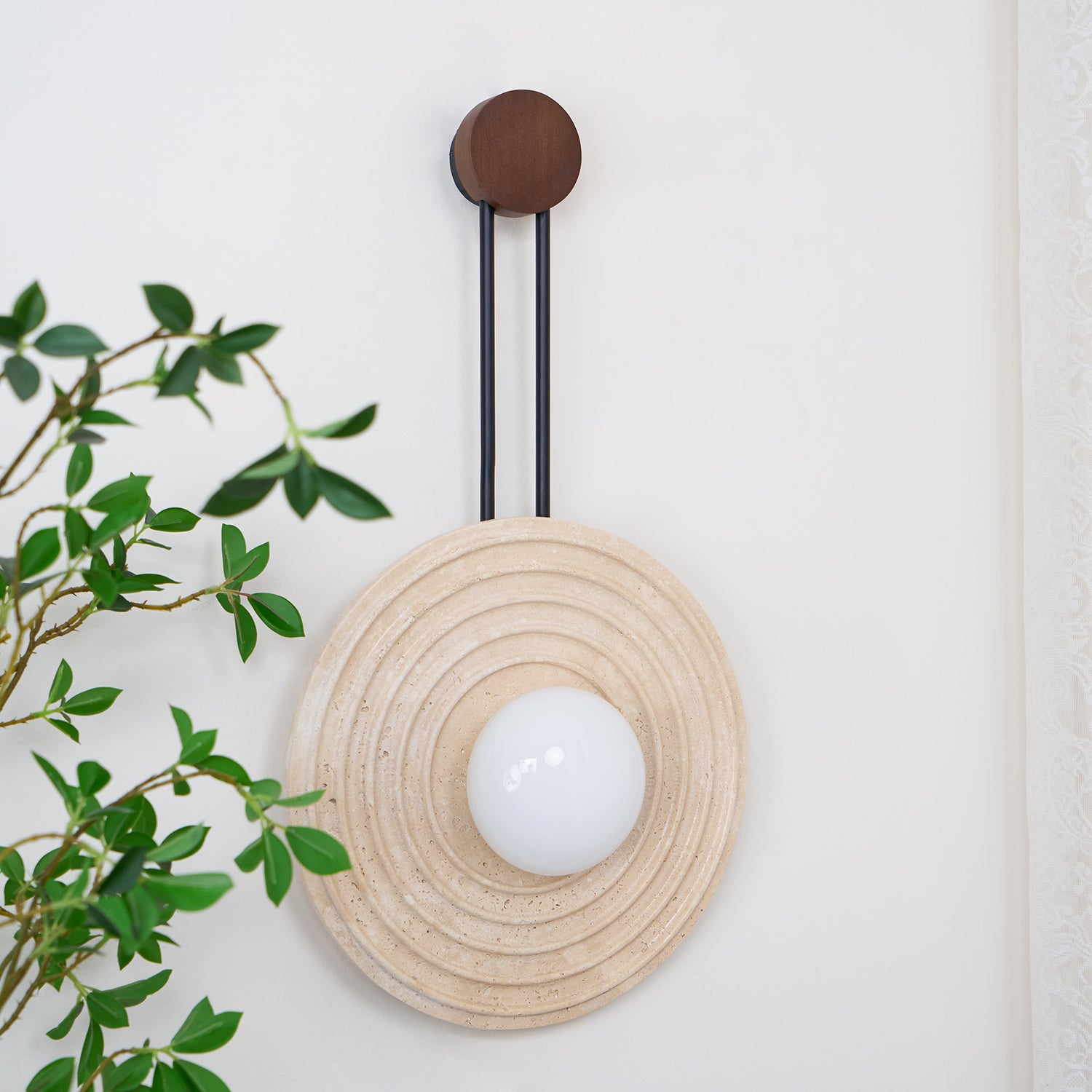 Growth Ring Wall Lamp