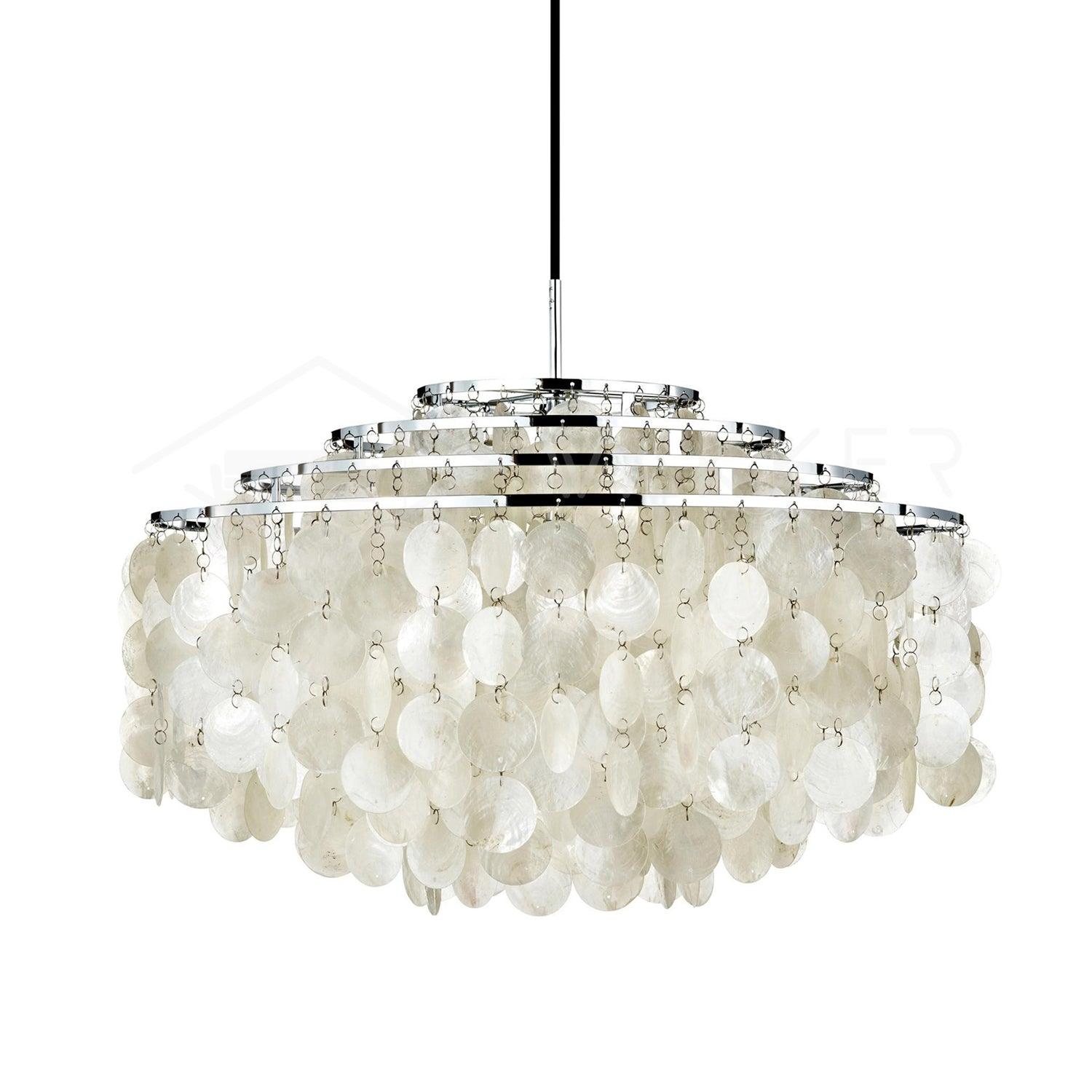 Round Shell Chandelier