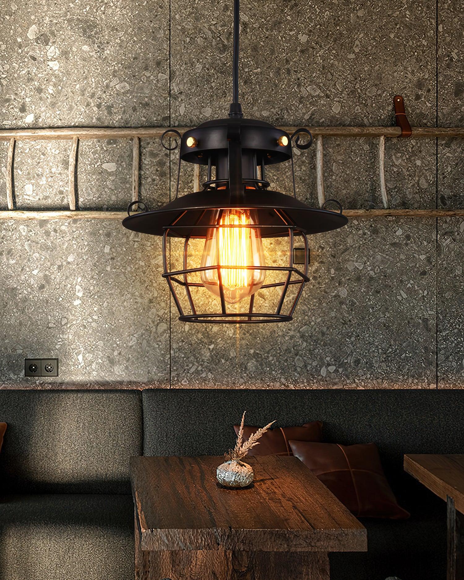 Retro Birdcage Pendant Light