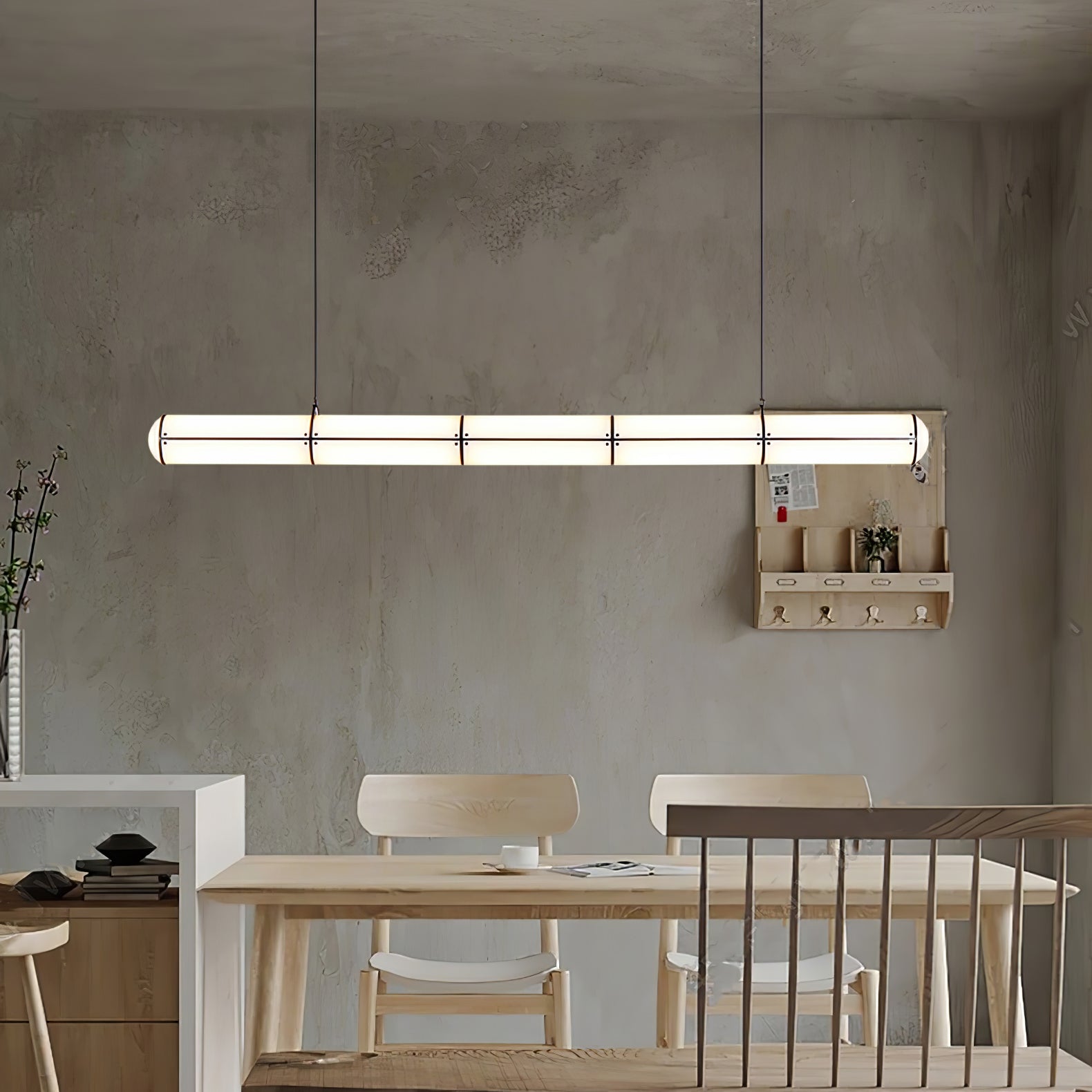 Cylindrical Endless Pendant Light