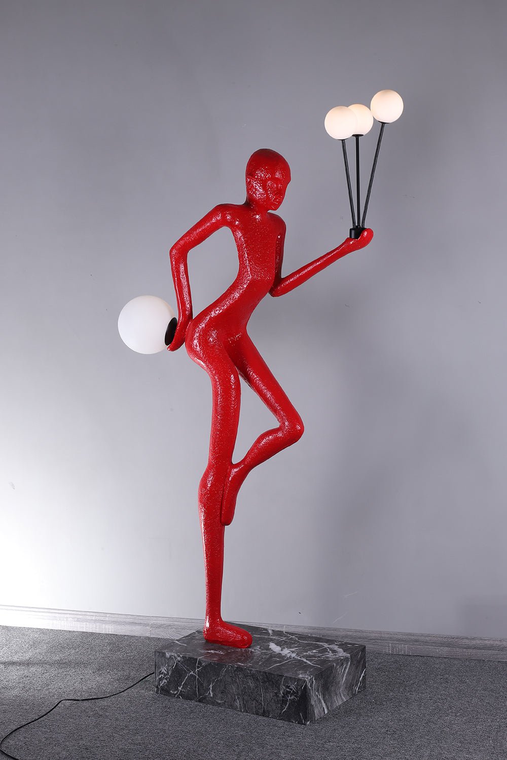 Juggling Sculptor Floor Lamp