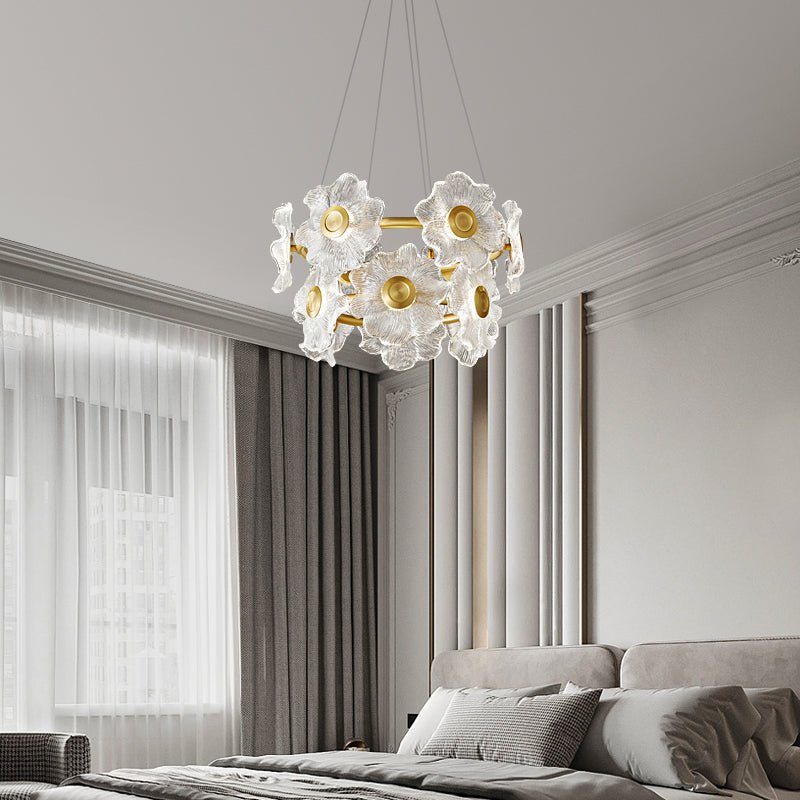 Flora Glass Chandelier