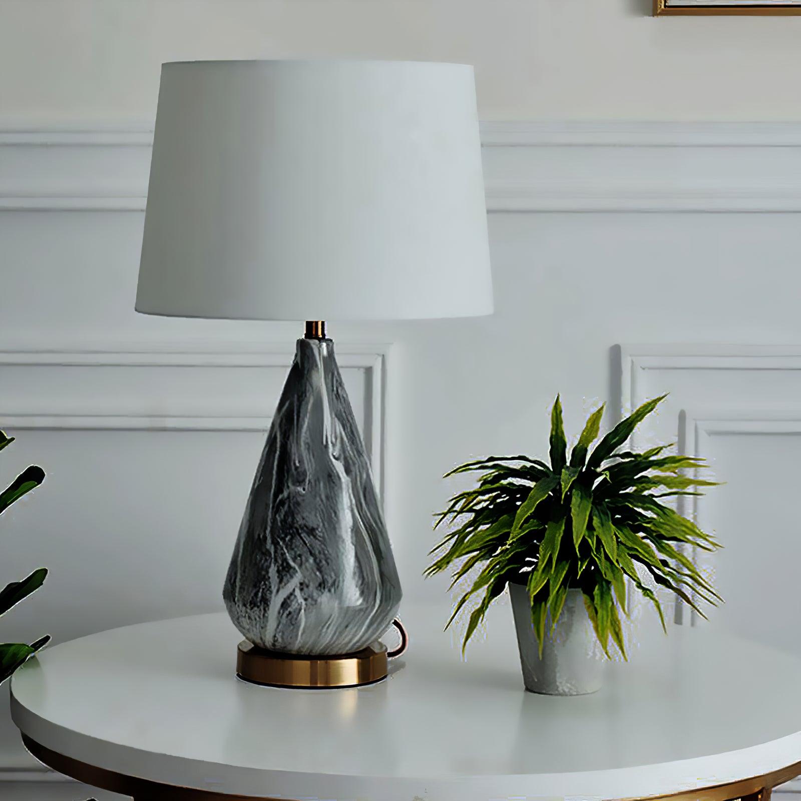 Marble Diamond Table Lamp