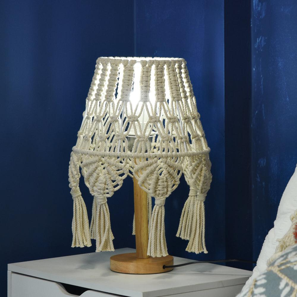 Macrame Table Lamp