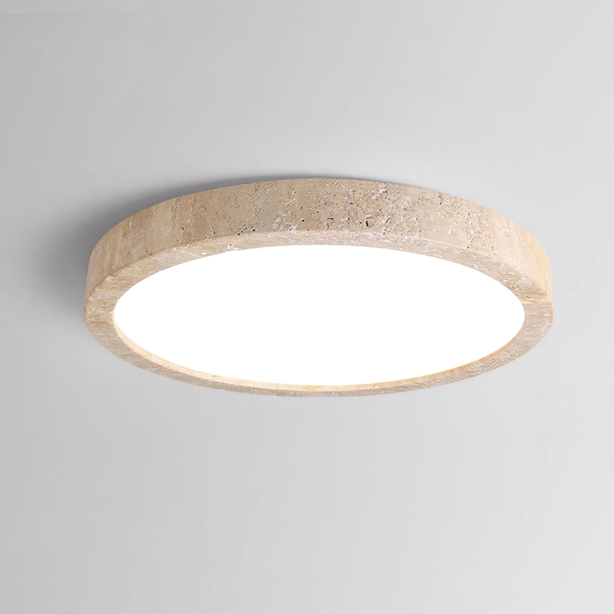 Horizon Travertine Ceiling Light