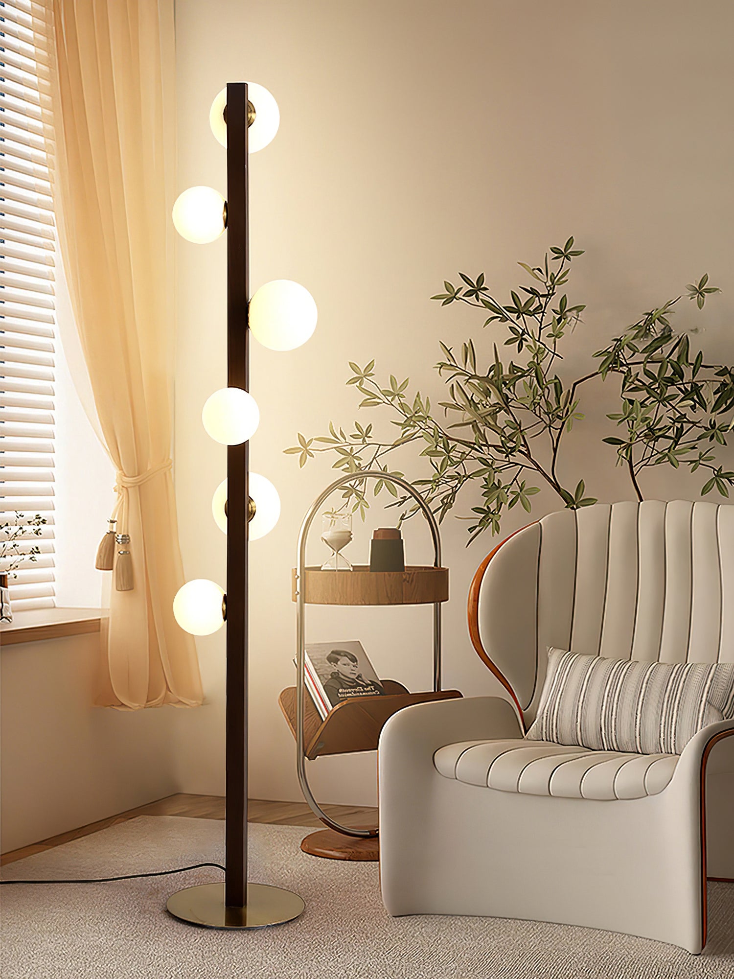 Planeta Wood Floor Lamp