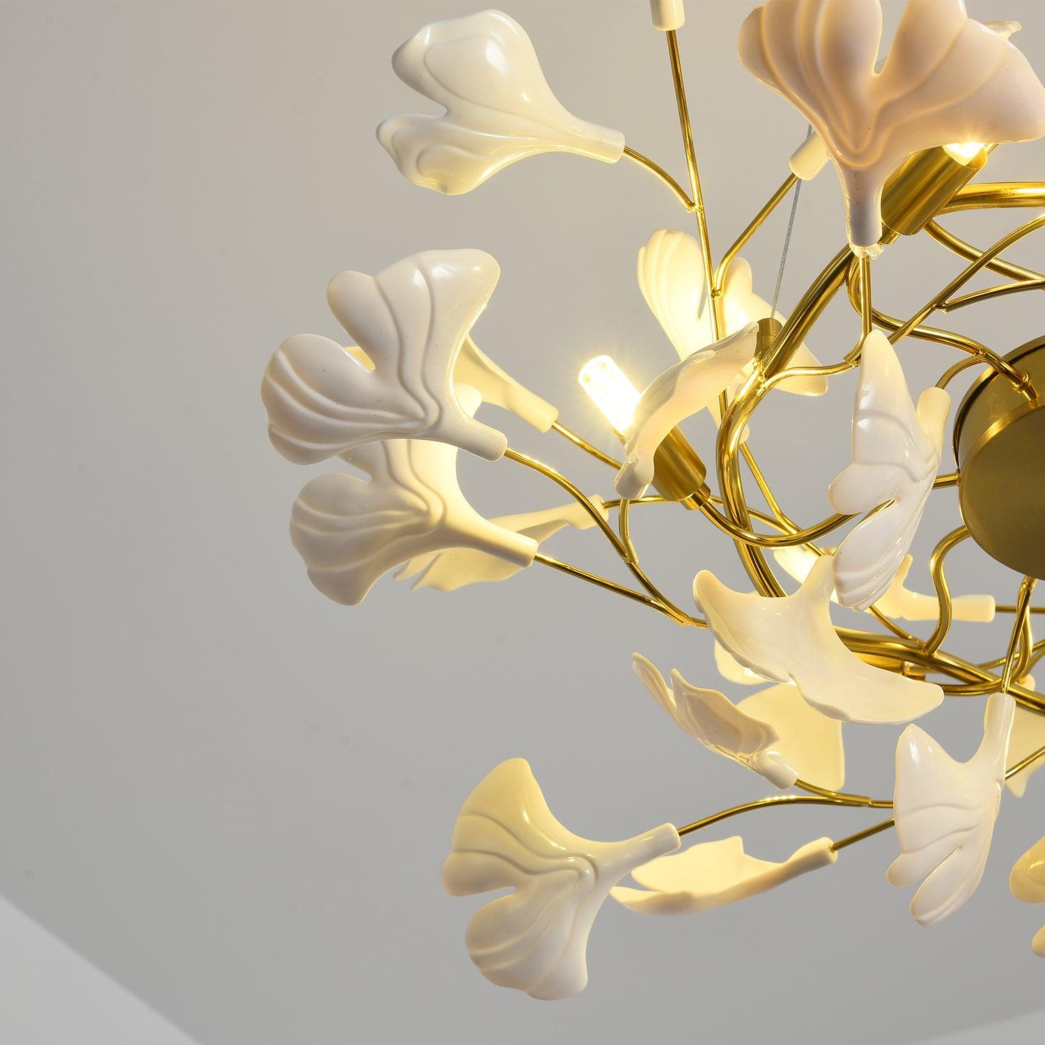 Gingko Chandelier L