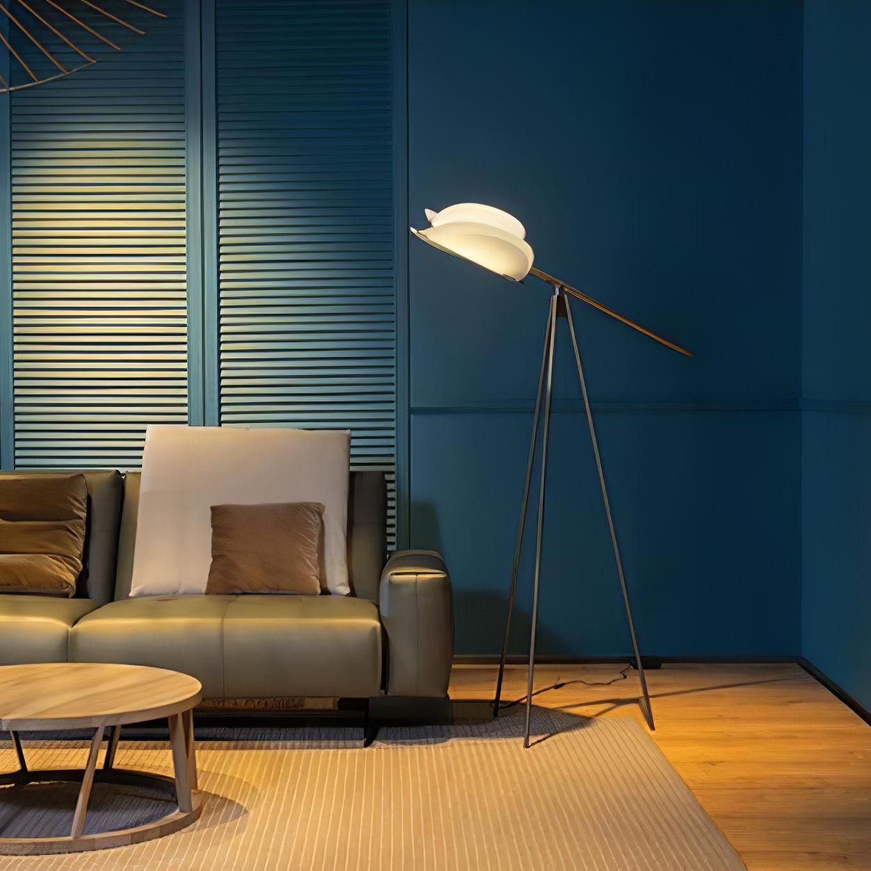 Heart Wing Tripod Floor Lamp