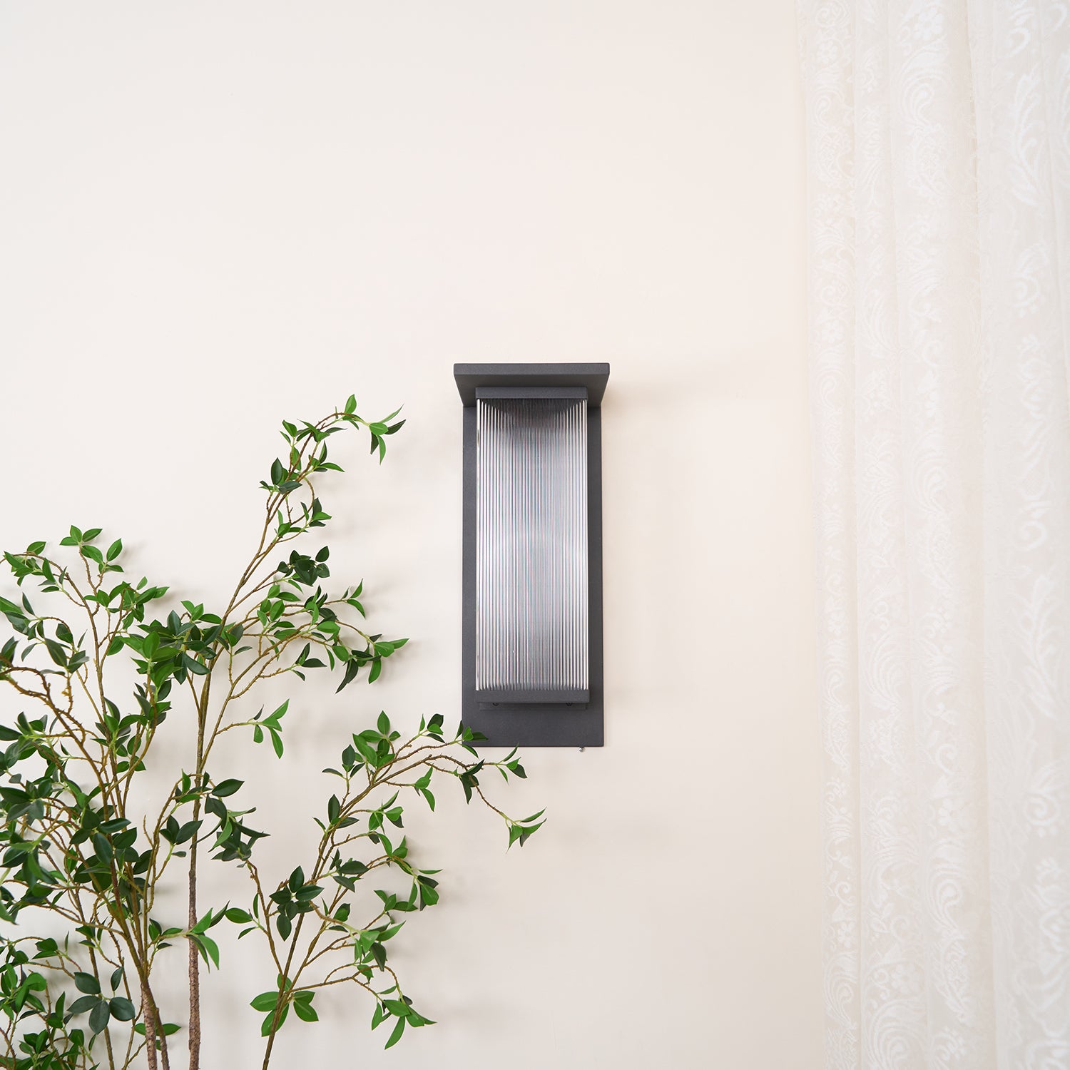 Oleron Box Outdoor Solar Wall Lamp