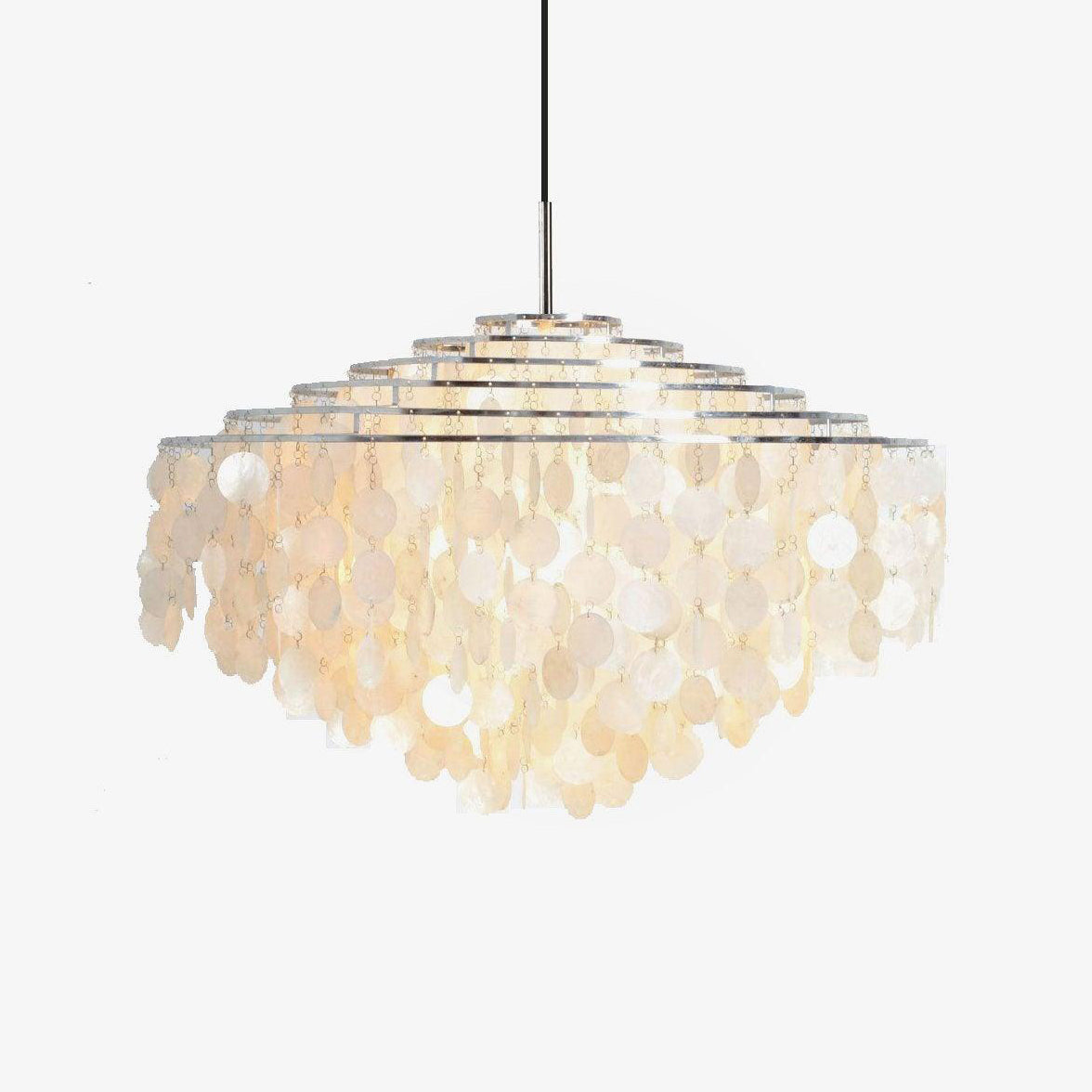 Round Shell Chandelier