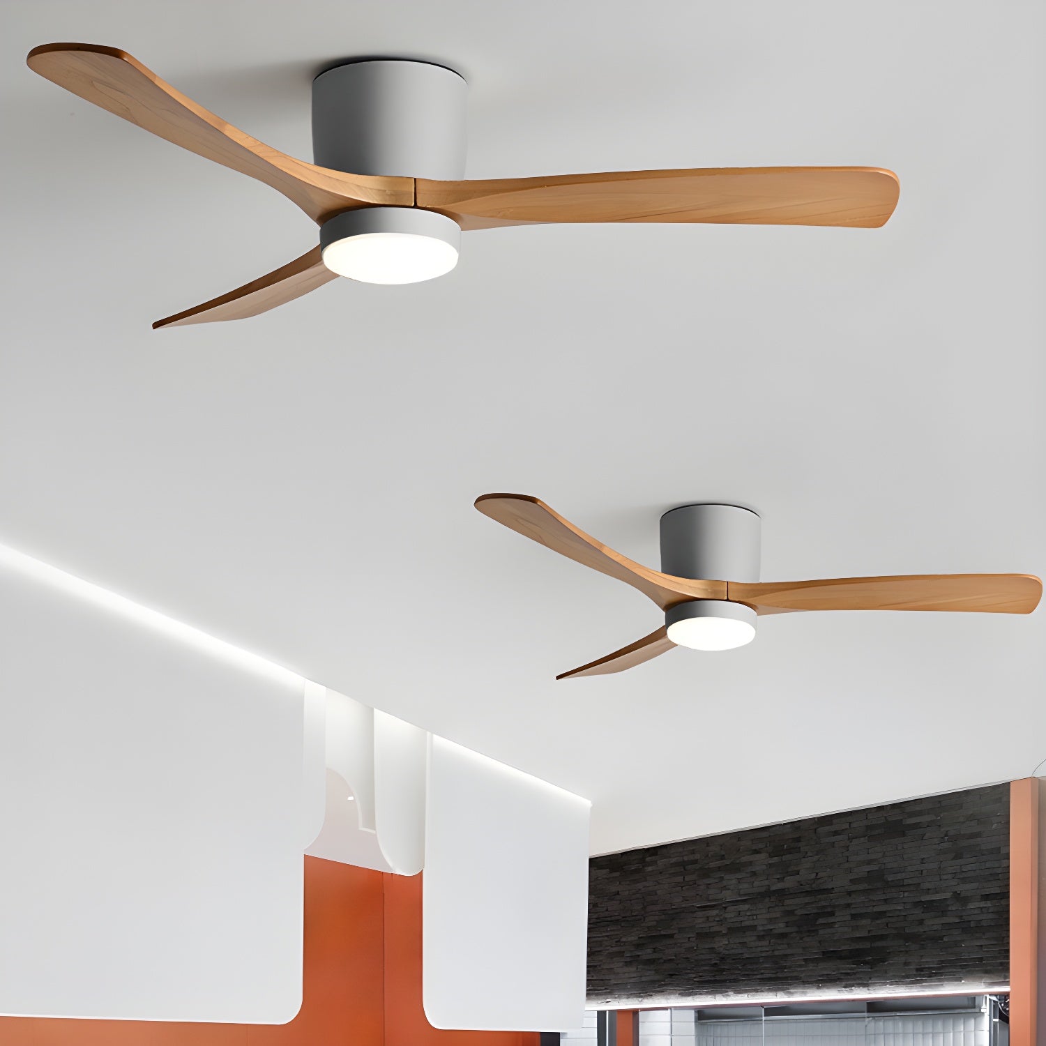 Nordic Wooden 42/48 Ceiling Fan Light