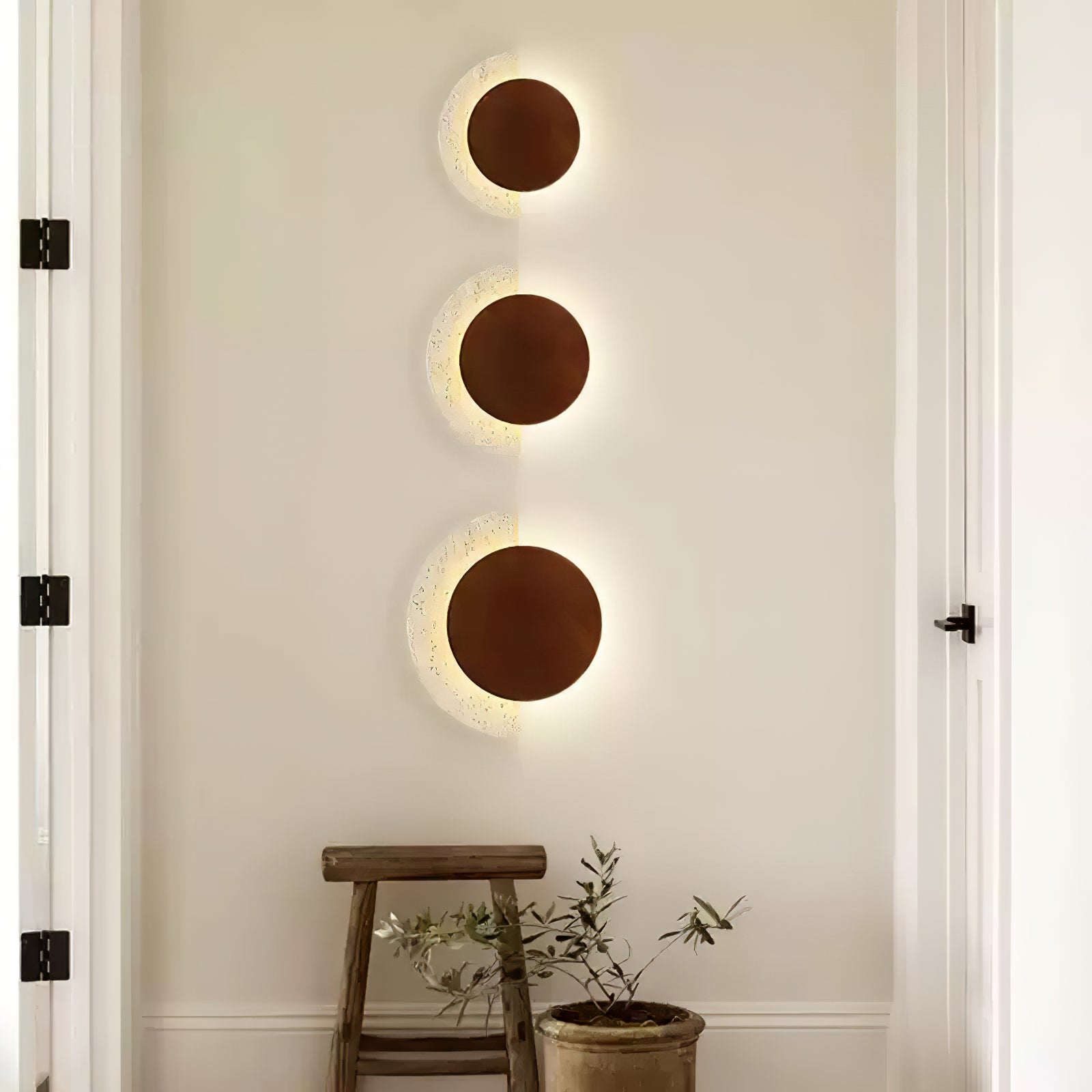 Crescent Halo Wall Sconce