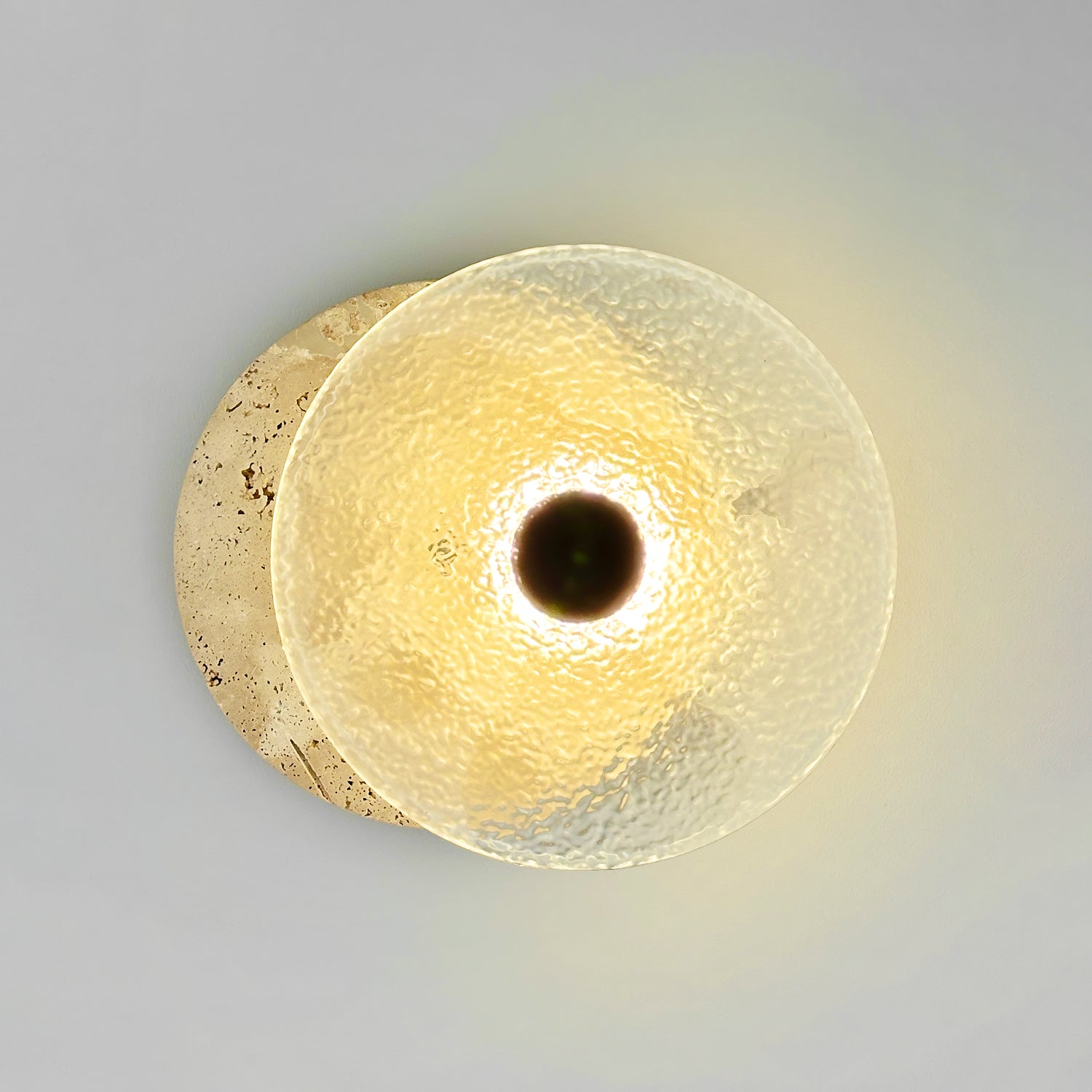 Aurora Travertine Wall Lamp