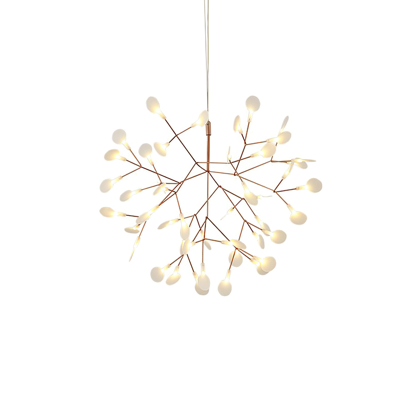 Rose Gold Firefly LED Chandelier