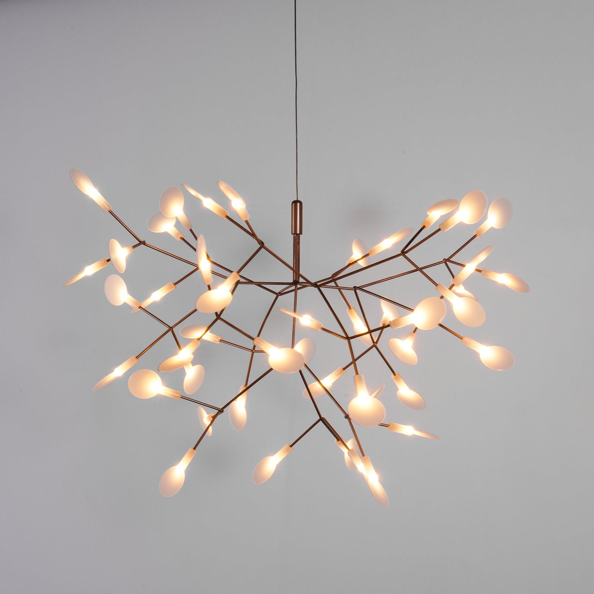 Rose Gold Firefly LED Chandelier