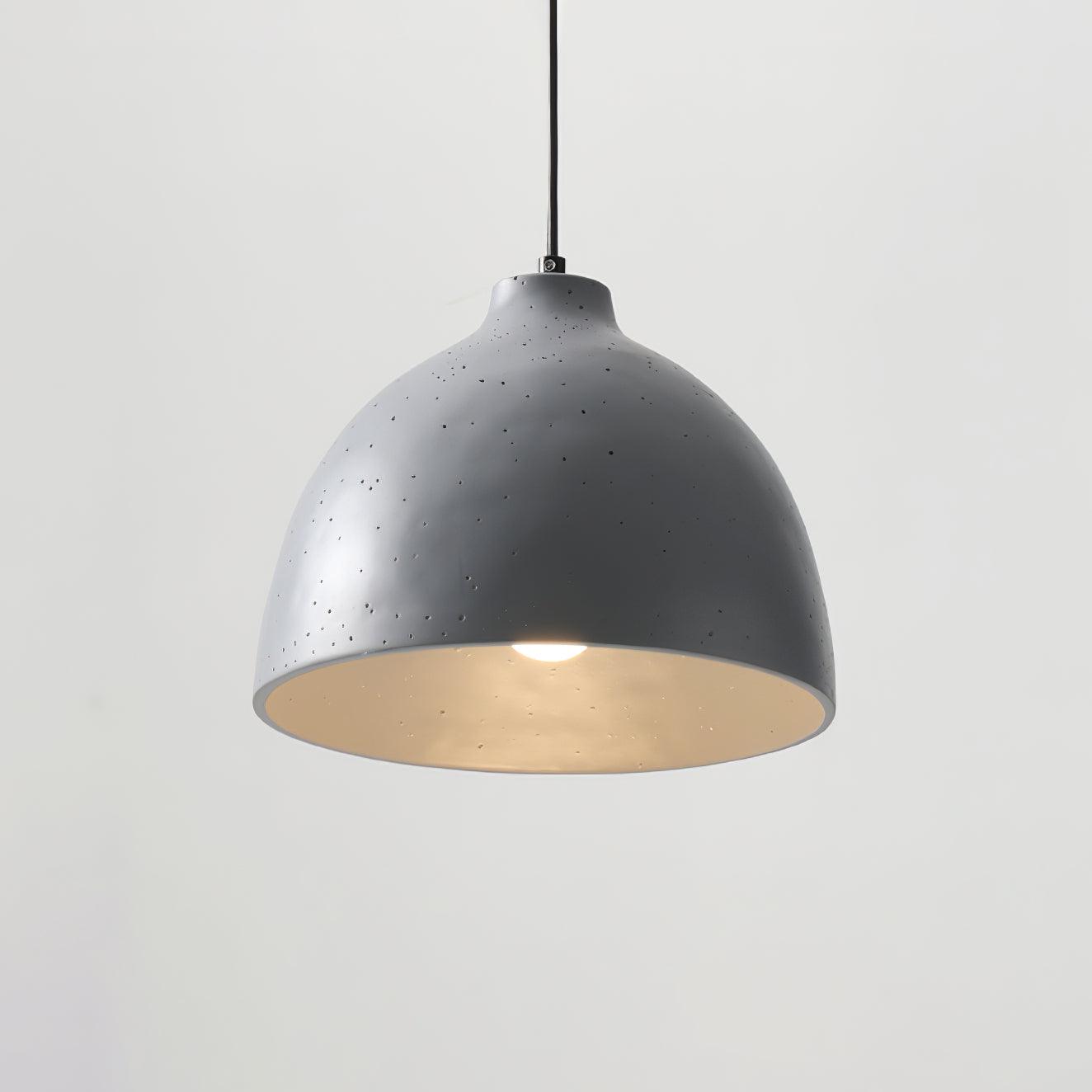 Resin Bowl Pendant Lamp