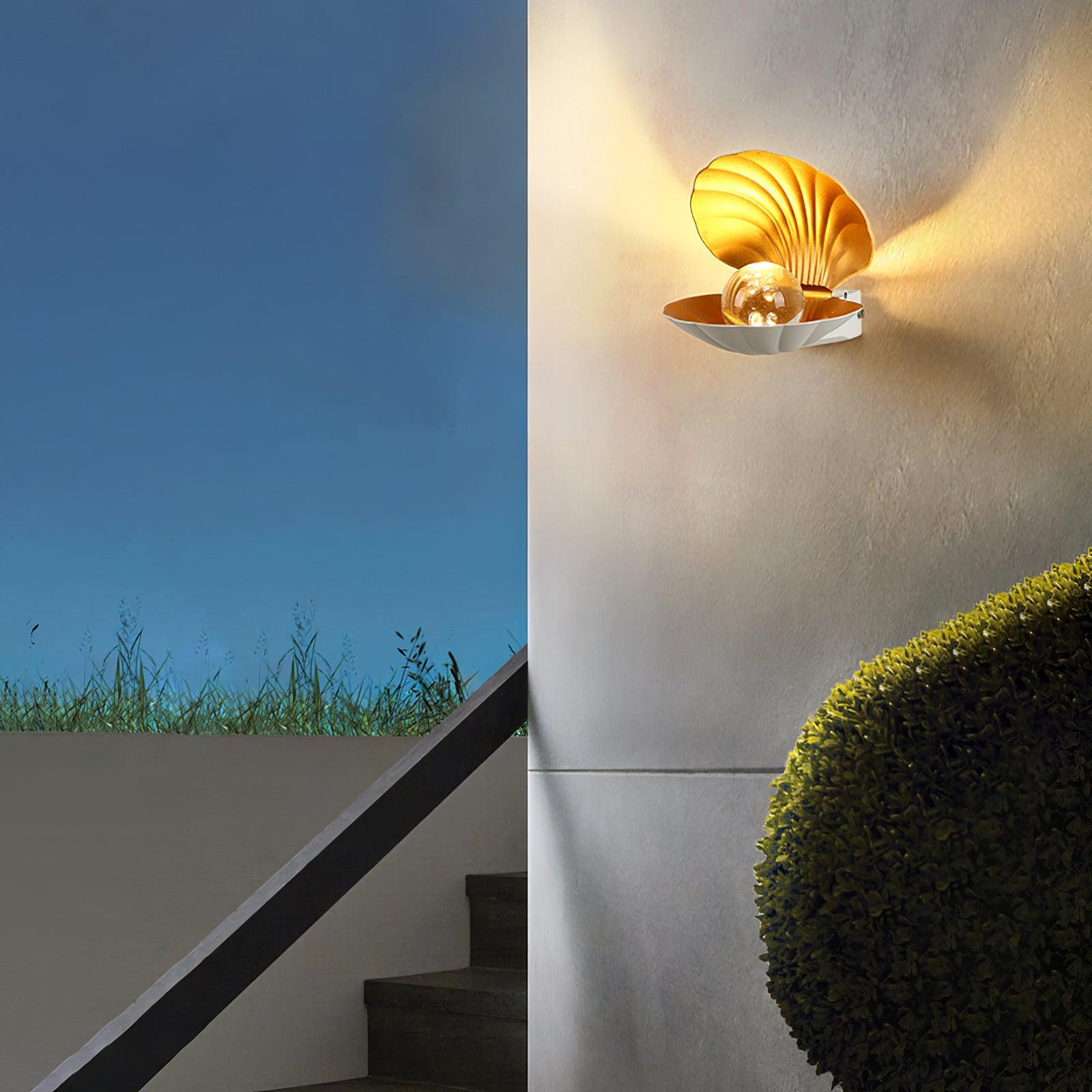 Pearl Clam Wall Light