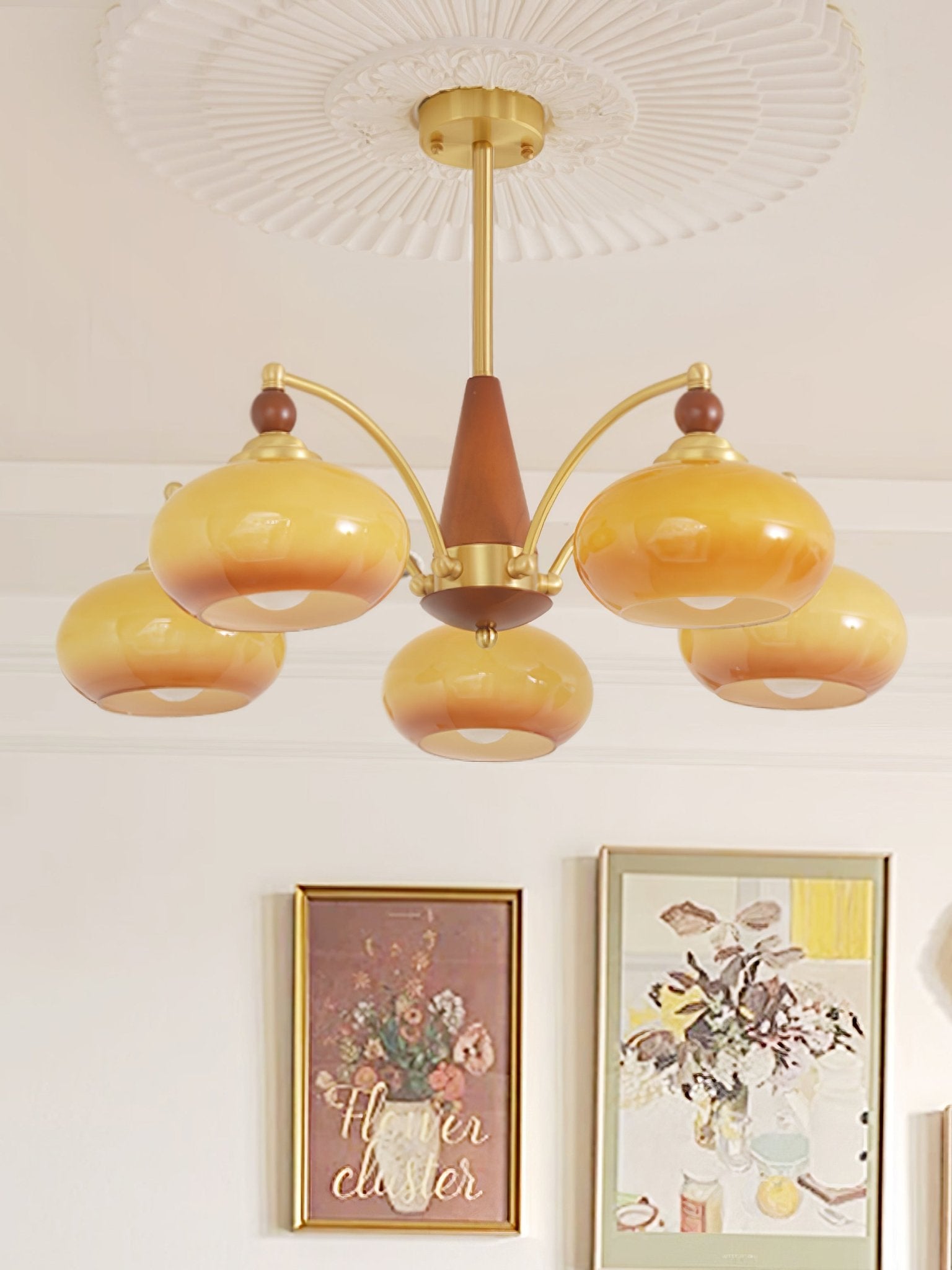 Retro Calliope Chandelier