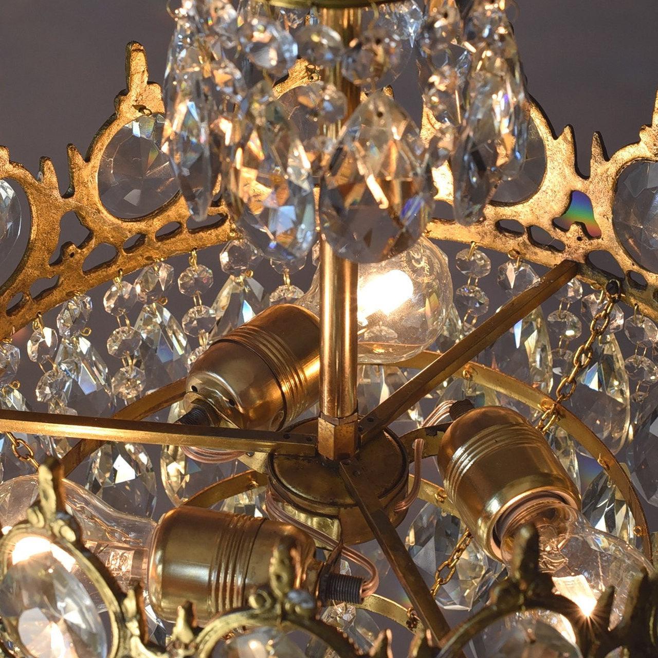 Vintage Crystal Chandelier